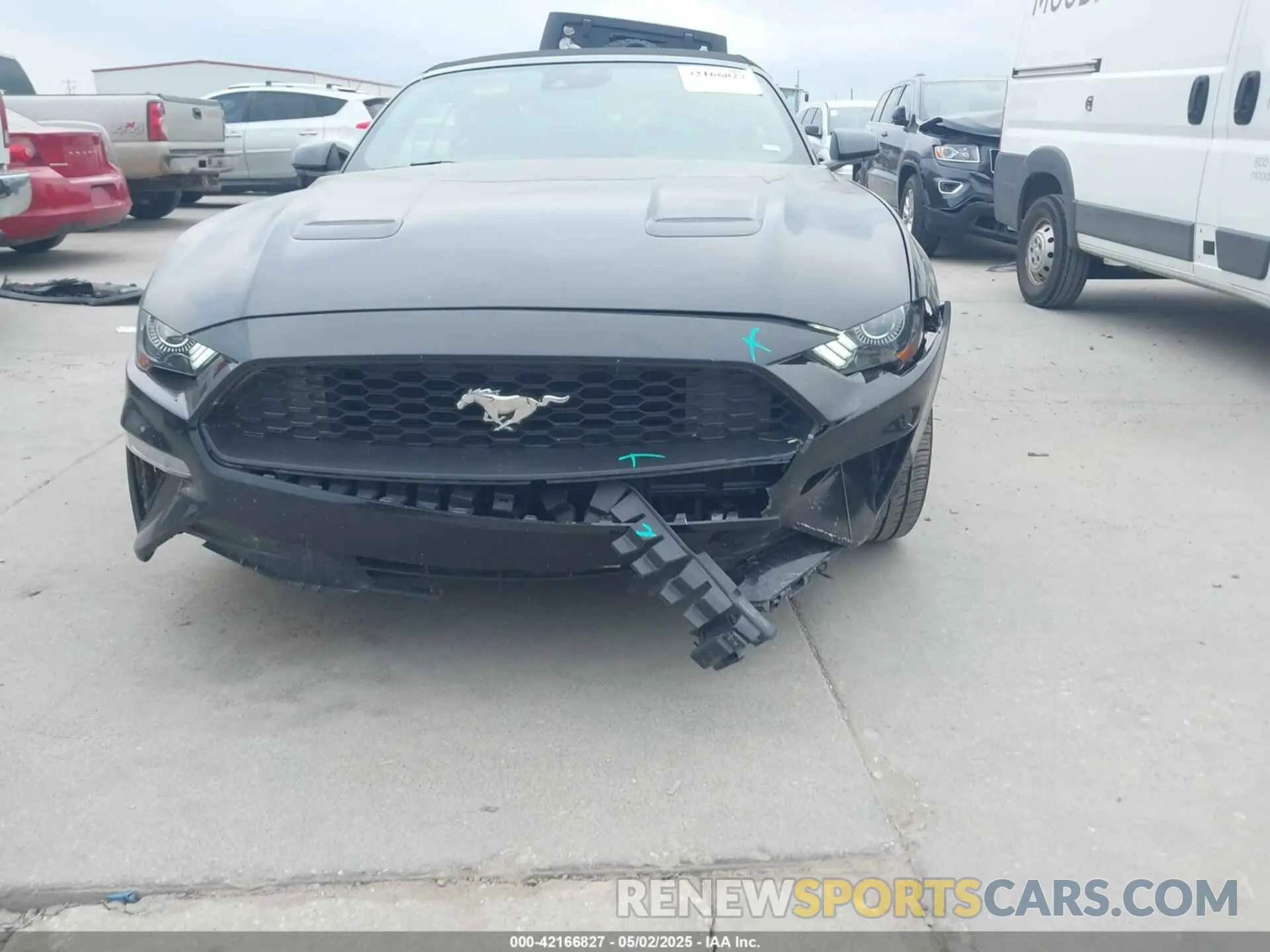 6 Photograph of a damaged car 1FATP8UH9P5103685 FORD MUSTANG 2023