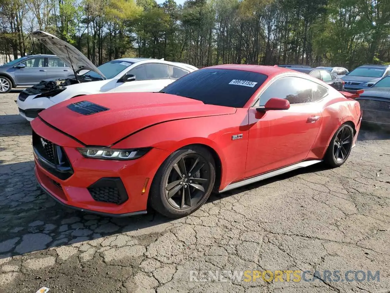 1 Фотография поврежденного автомобиля 1FA6P8CF1R5412101 FORD MUSTANG 2024