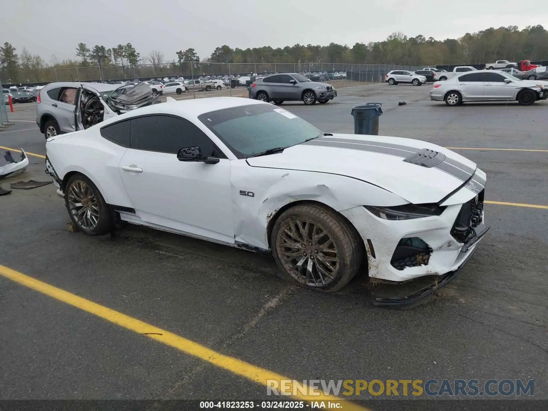 1 Photograph of a damaged car 1FA6P8CF1R5414818 FORD MUSTANG 2024