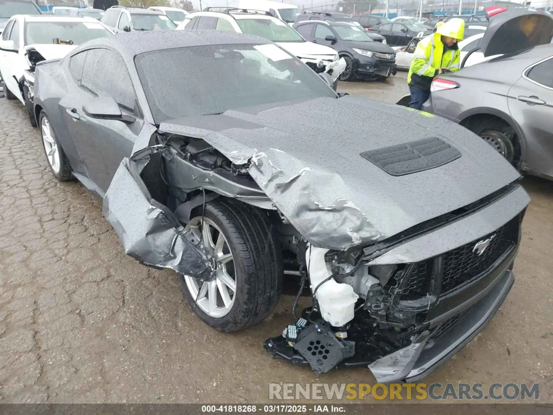 1 Photograph of a damaged car 1FA6P8CF1R5418934 FORD MUSTANG 2024