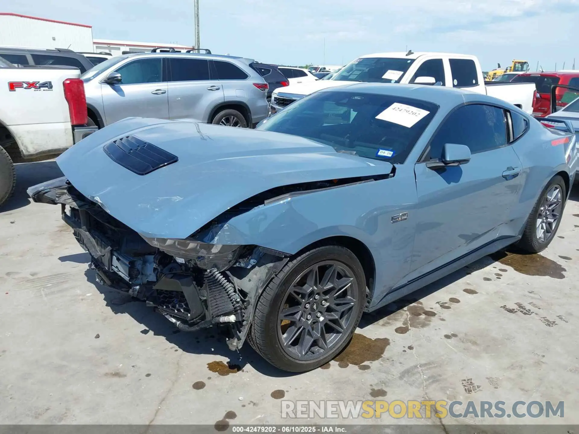 2 Фотография поврежденного автомобиля 1FA6P8CF1R5425690 FORD MUSTANG 2024