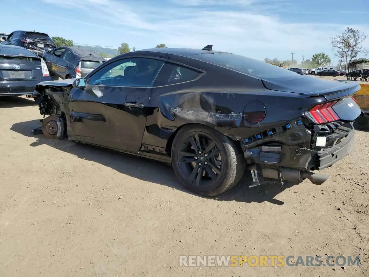 2 Photograph of a damaged car 1FA6P8CF1R5432333 FORD MUSTANG 2024