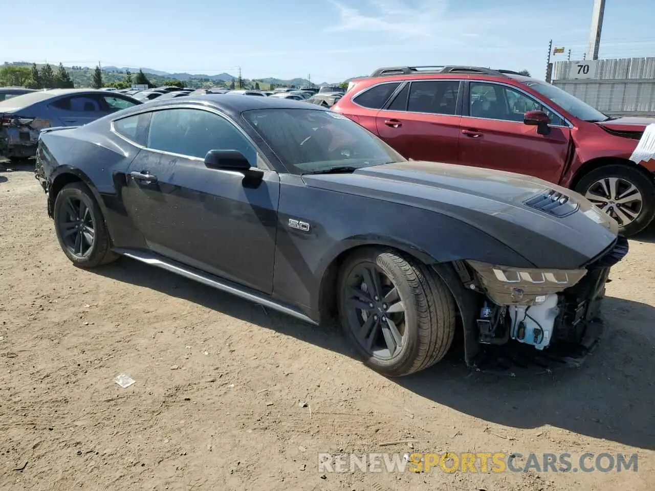 4 Photograph of a damaged car 1FA6P8CF1R5432333 FORD MUSTANG 2024