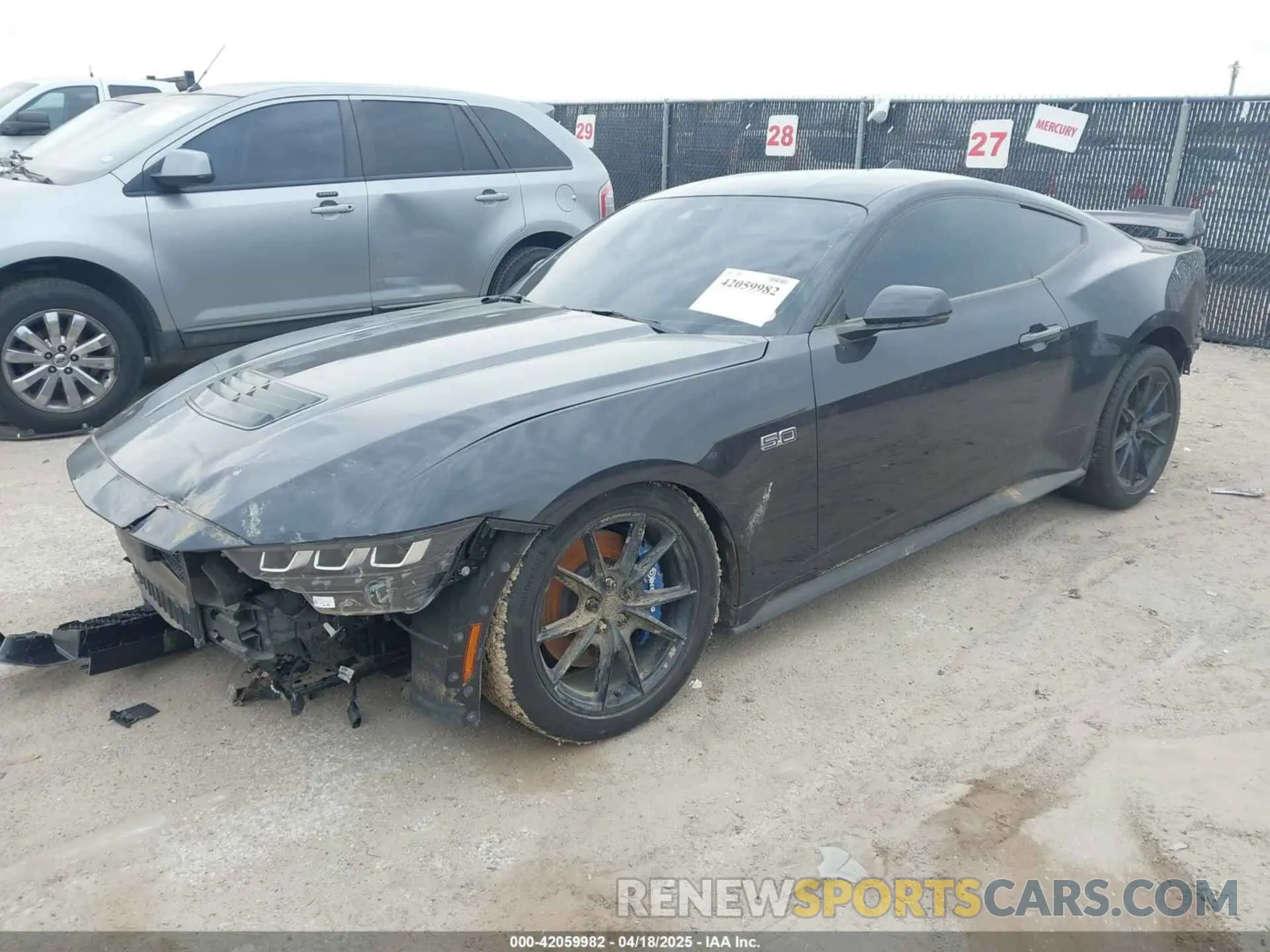 2 Фотография поврежденного автомобиля 1FA6P8CF1R5435071 FORD MUSTANG 2024