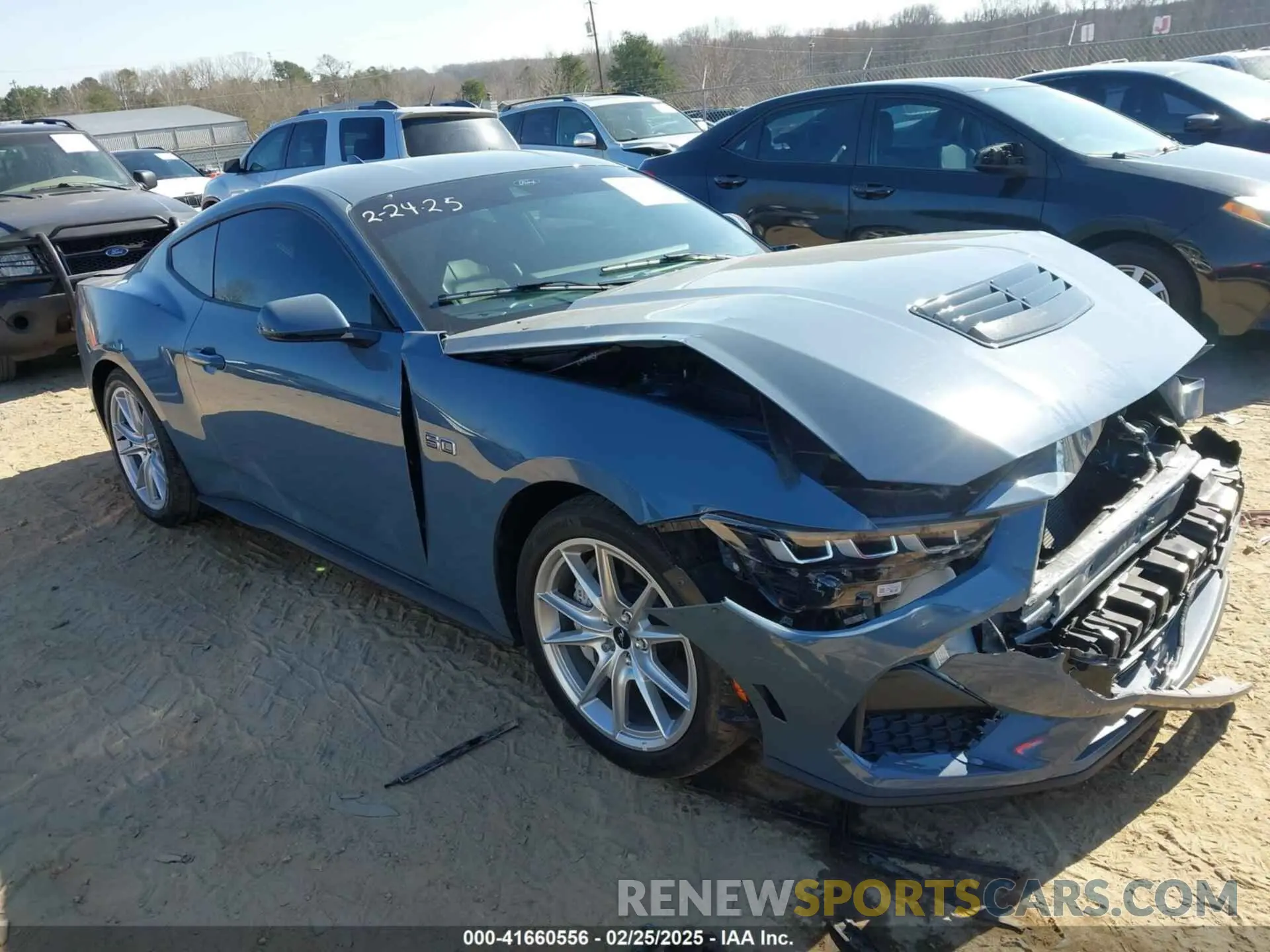 1 Фотография поврежденного автомобиля 1FA6P8CF2R5400510 FORD MUSTANG 2024