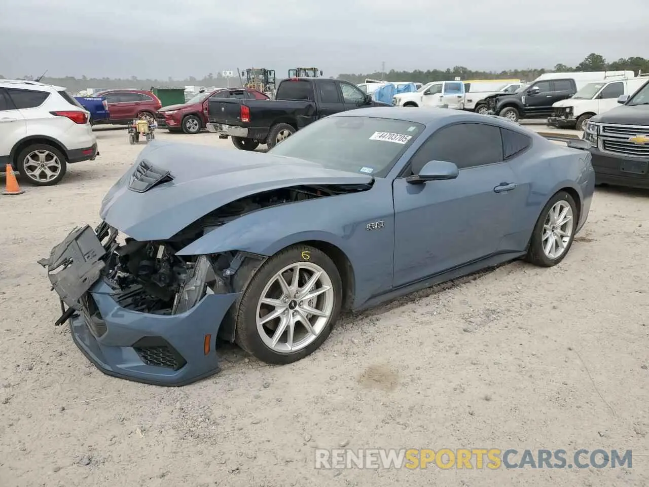 1 Photograph of a damaged car 1FA6P8CF2R5412060 FORD MUSTANG 2024
