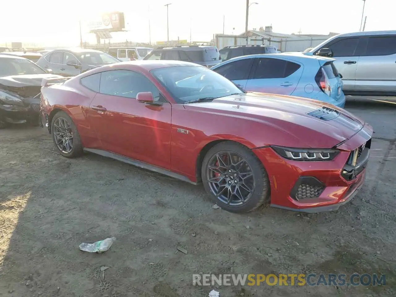 4 Фотография поврежденного автомобиля 1FA6P8CF3R5430129 FORD MUSTANG 2024