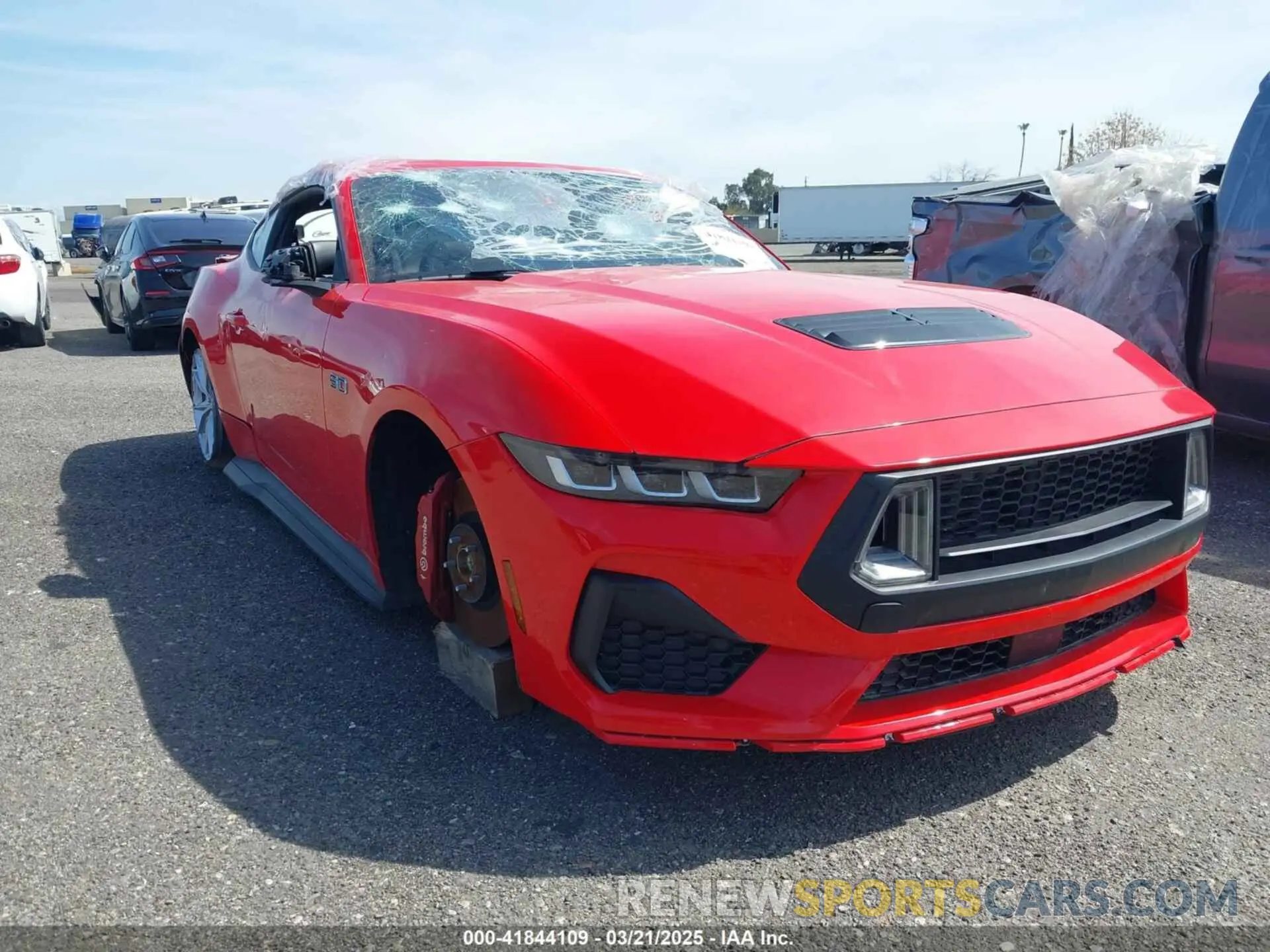 1 Photograph of a damaged car 1FA6P8CF4R5400881 FORD MUSTANG 2024