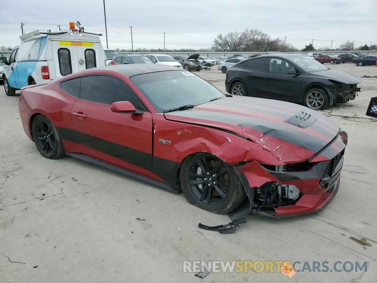 4 Photograph of a damaged car 1FA6P8CF4R5415641 FORD MUSTANG 2024