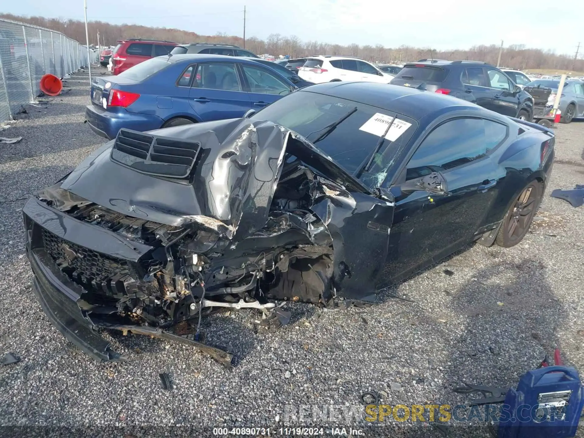 2 Фотография поврежденного автомобиля 1FA6P8CF4R5417745 FORD MUSTANG 2024