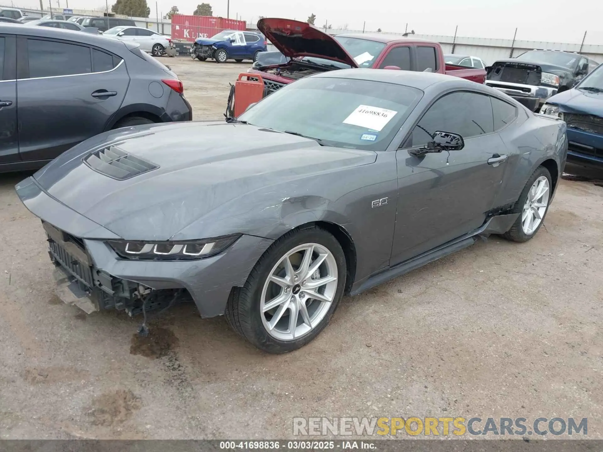 2 Фотография поврежденного автомобиля 1FA6P8CF4R5420368 FORD MUSTANG 2024