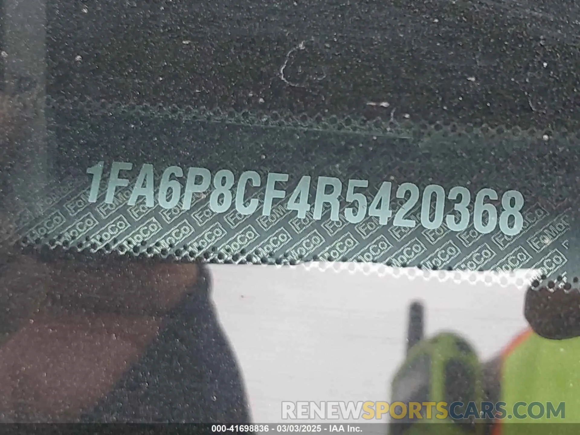 9 Фотография поврежденного автомобиля 1FA6P8CF4R5420368 FORD MUSTANG 2024