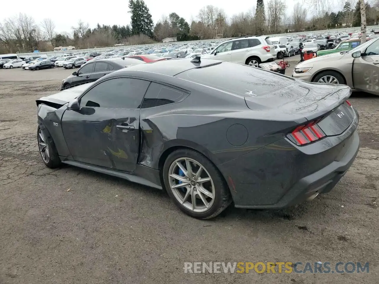 2 Фотография поврежденного автомобиля 1FA6P8CF5R5414448 FORD MUSTANG 2024