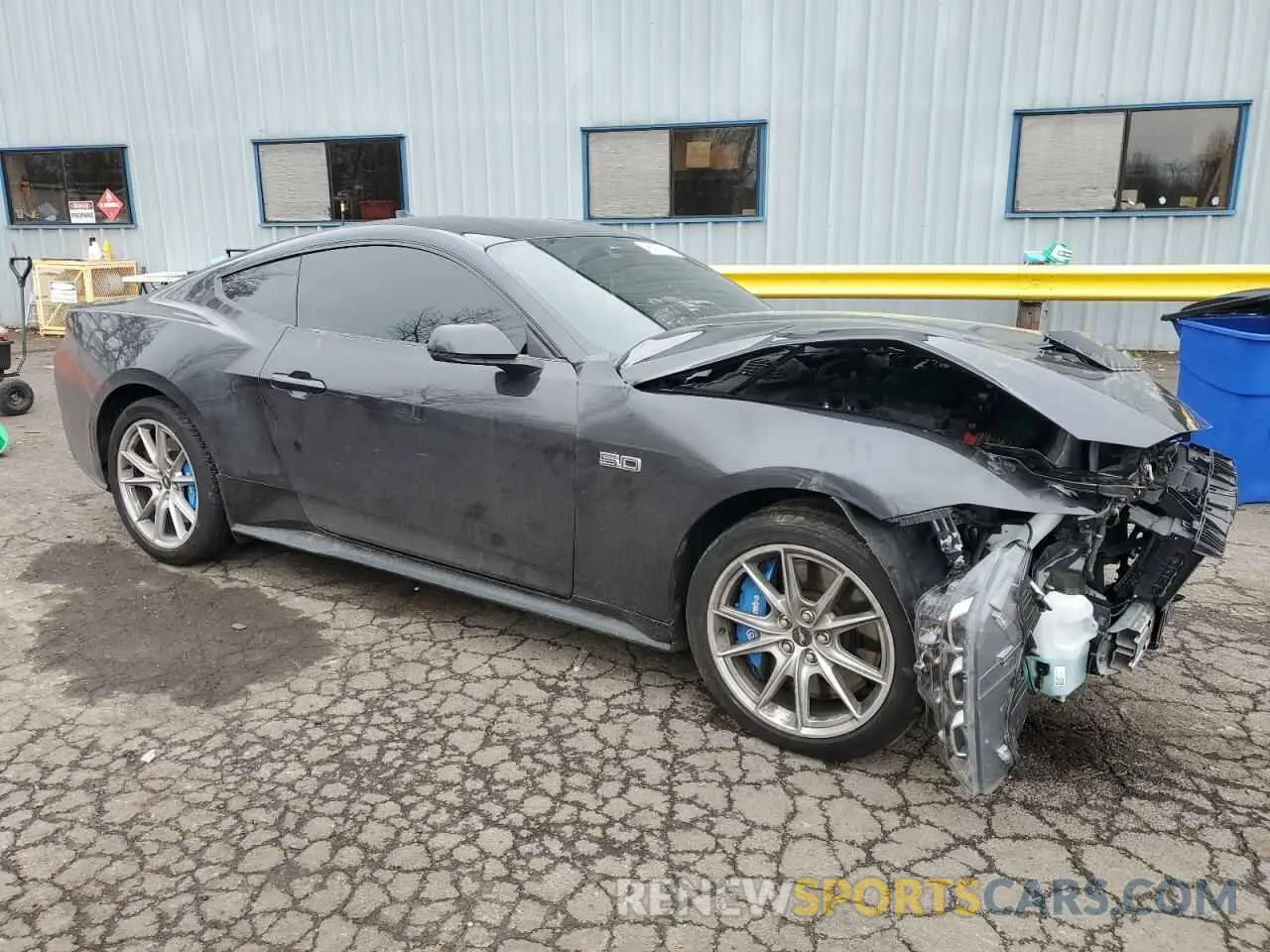 4 Фотография поврежденного автомобиля 1FA6P8CF5R5414448 FORD MUSTANG 2024