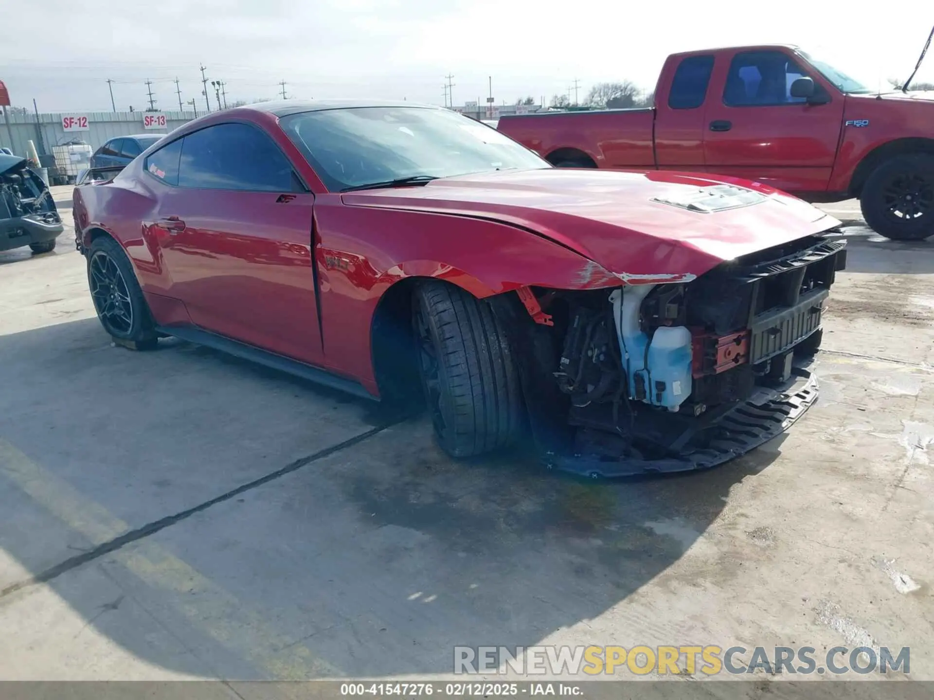 1 Photograph of a damaged car 1FA6P8CF5R5415387 FORD MUSTANG 2024