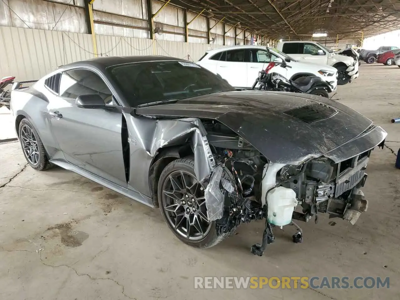 4 Photograph of a damaged car 1FA6P8CF7R5414225 FORD MUSTANG 2024