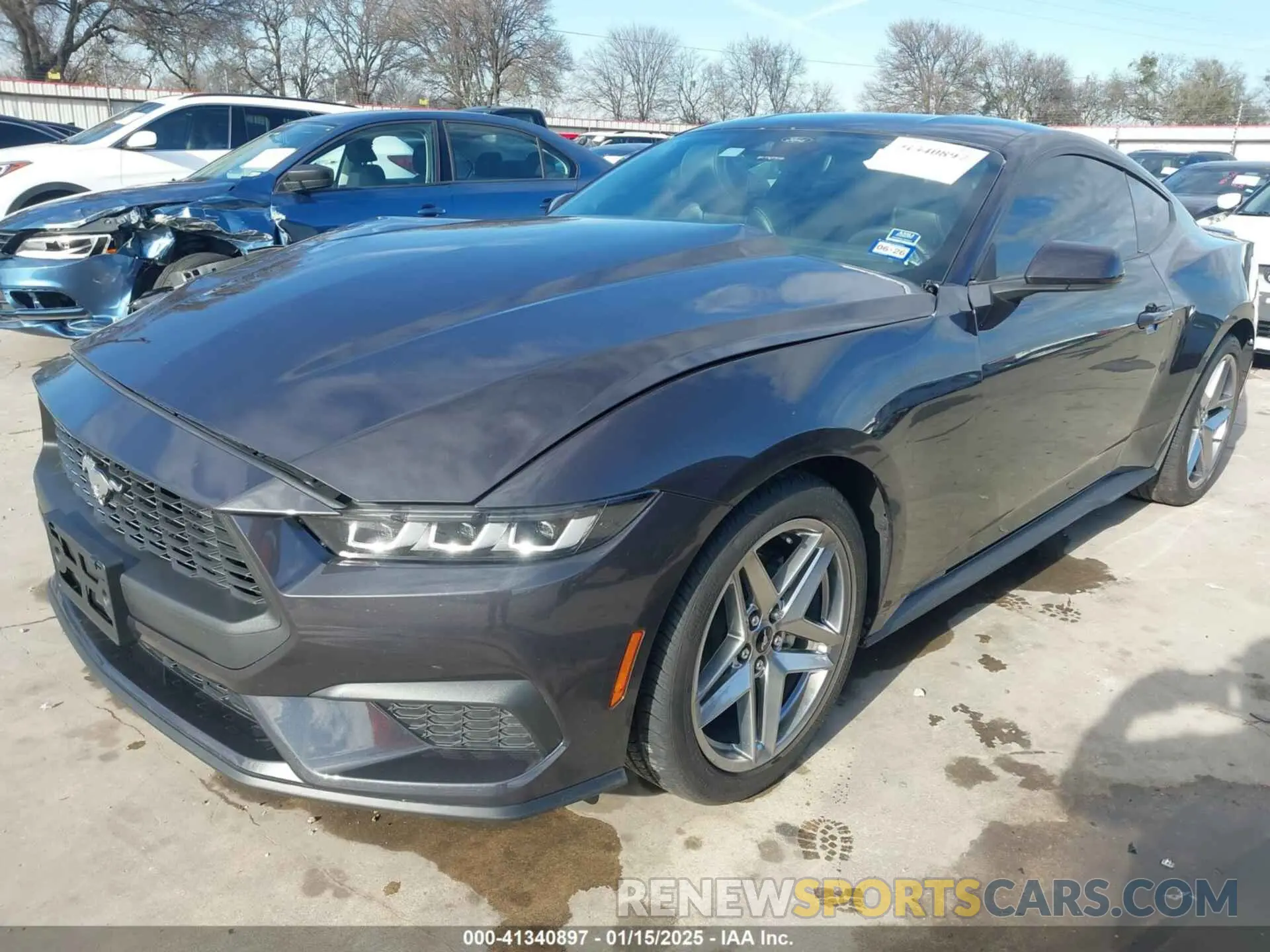 2 Photograph of a damaged car 1FA6P8TH0R5118562 FORD MUSTANG 2024