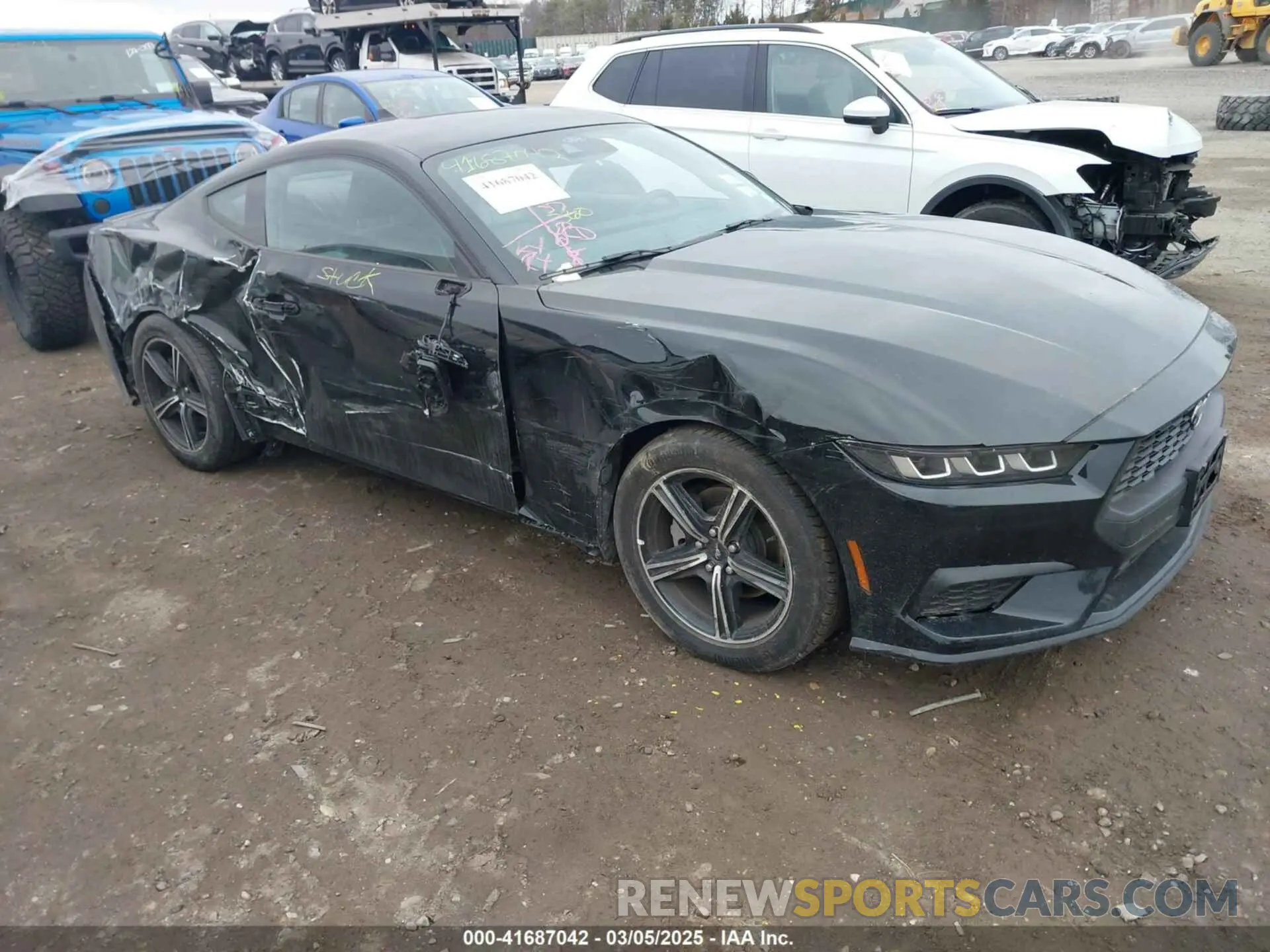 1 Фотография поврежденного автомобиля 1FA6P8TH0R5134826 FORD MUSTANG 2024