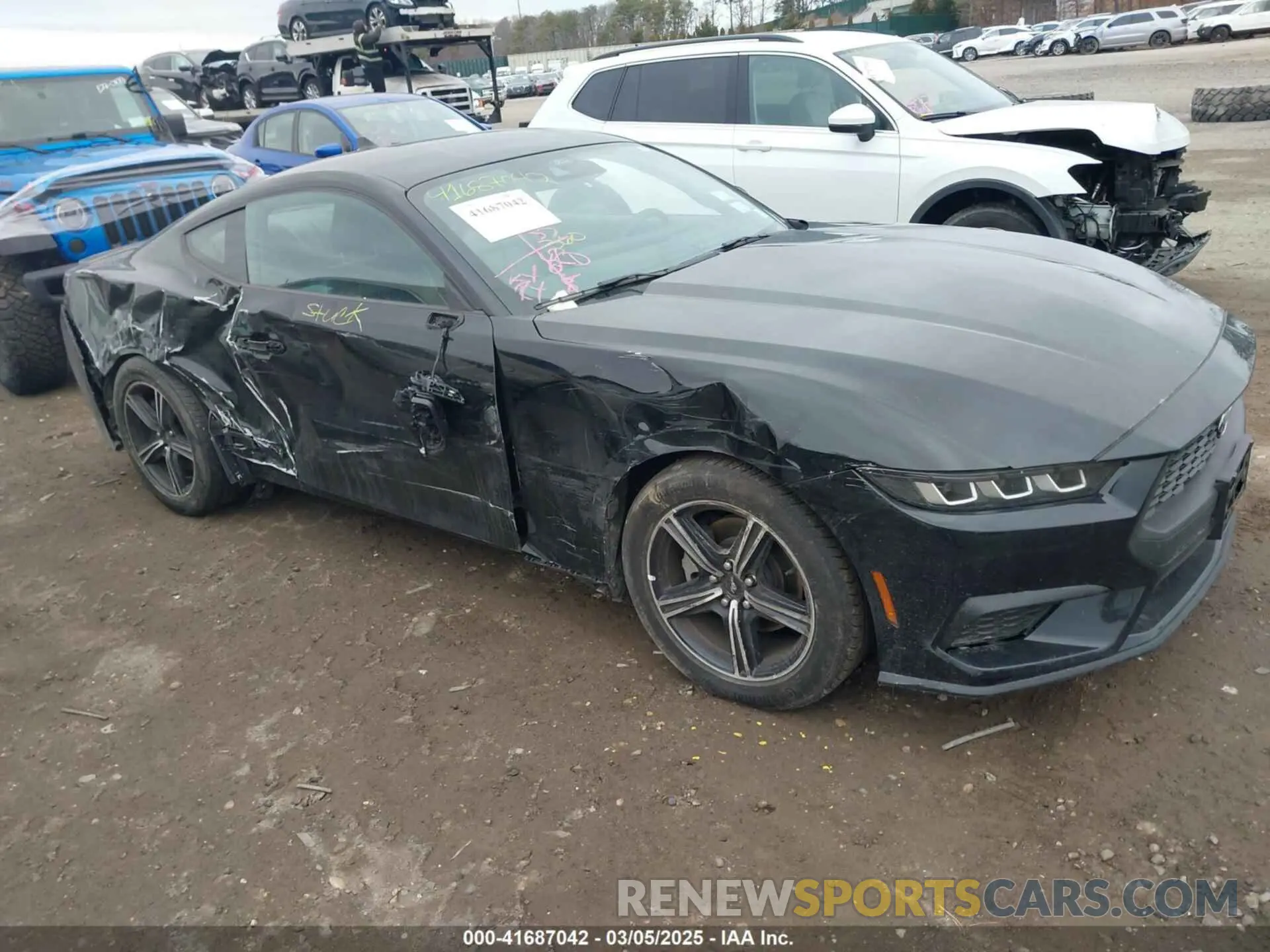 6 Фотография поврежденного автомобиля 1FA6P8TH0R5134826 FORD MUSTANG 2024
