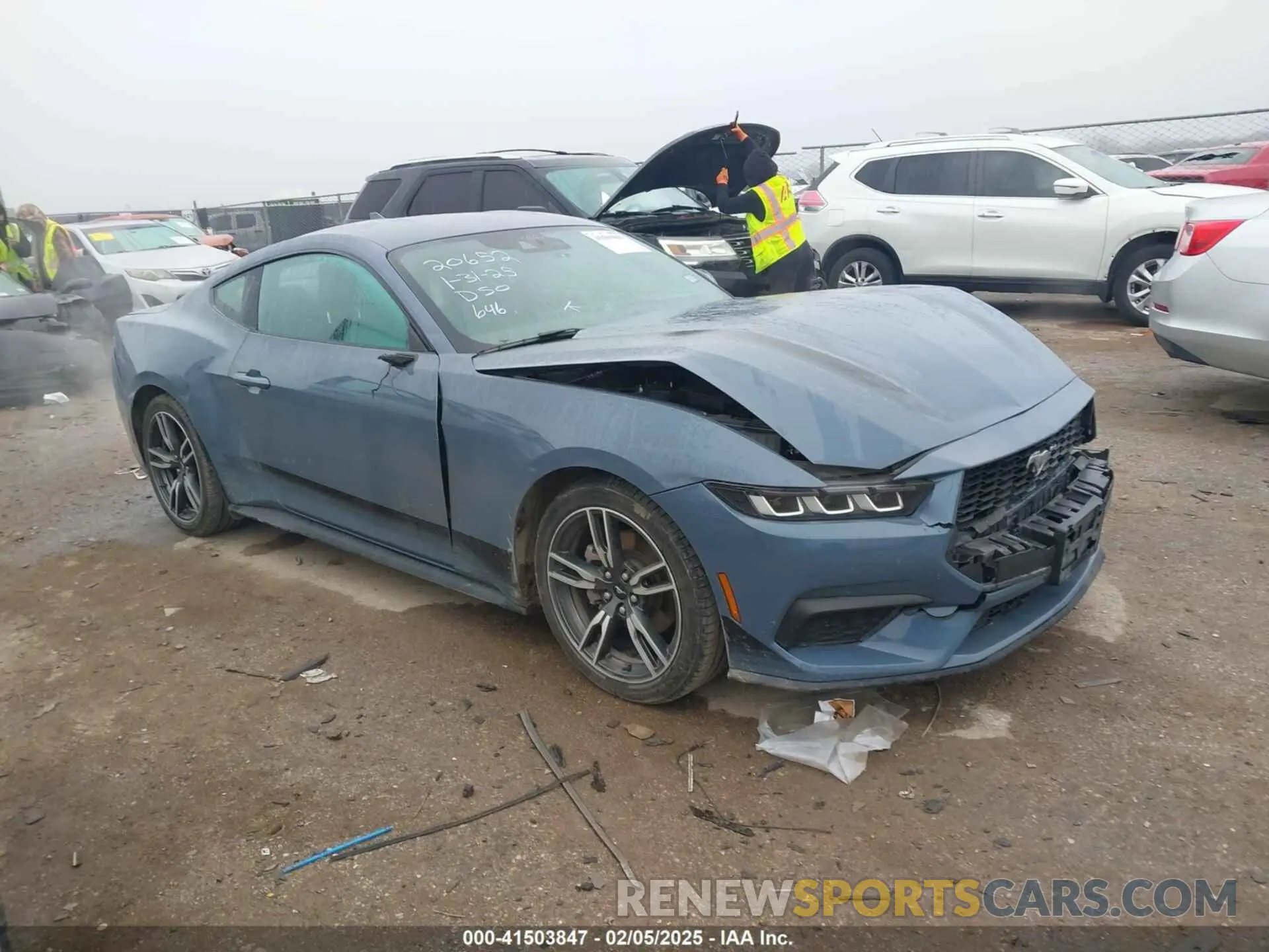 1 Photograph of a damaged car 1FA6P8TH2R5105358 FORD MUSTANG 2024