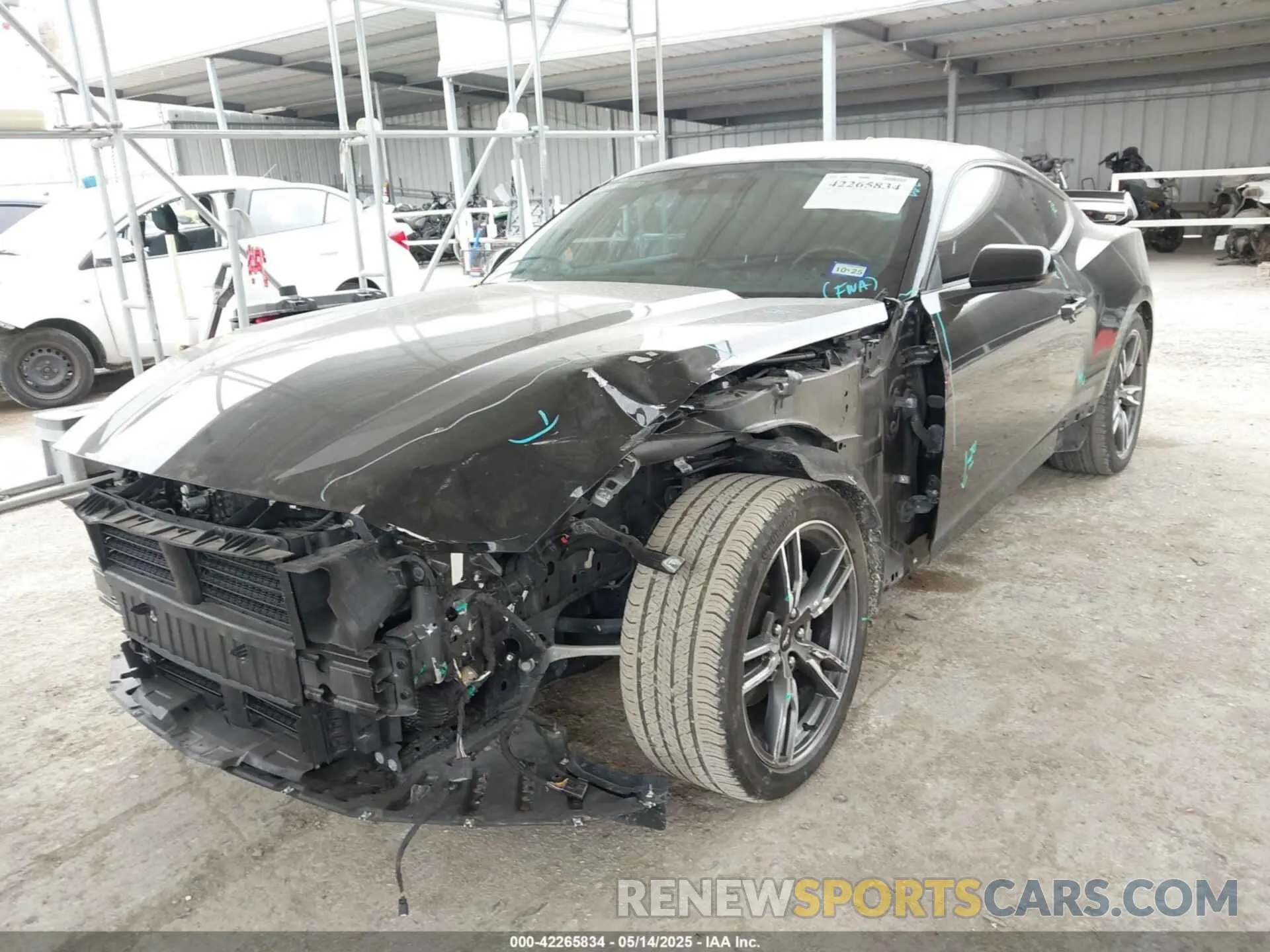 2 Фотография поврежденного автомобиля 1FA6P8TH2R5109961 FORD MUSTANG 2024