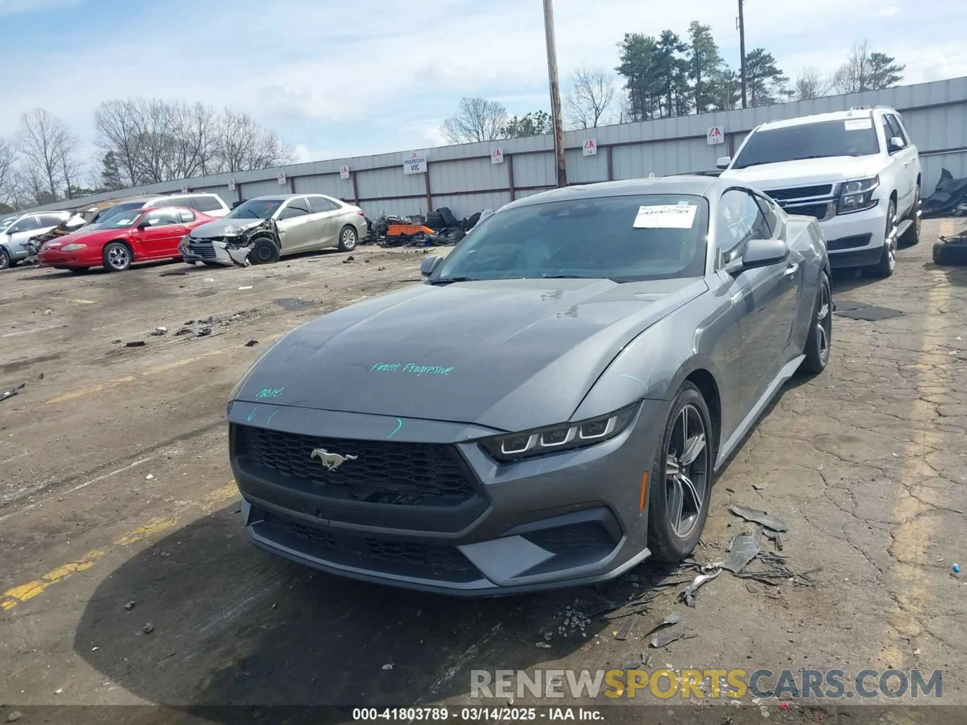 2 Фотография поврежденного автомобиля 1FA6P8TH6R5133406 FORD MUSTANG 2024