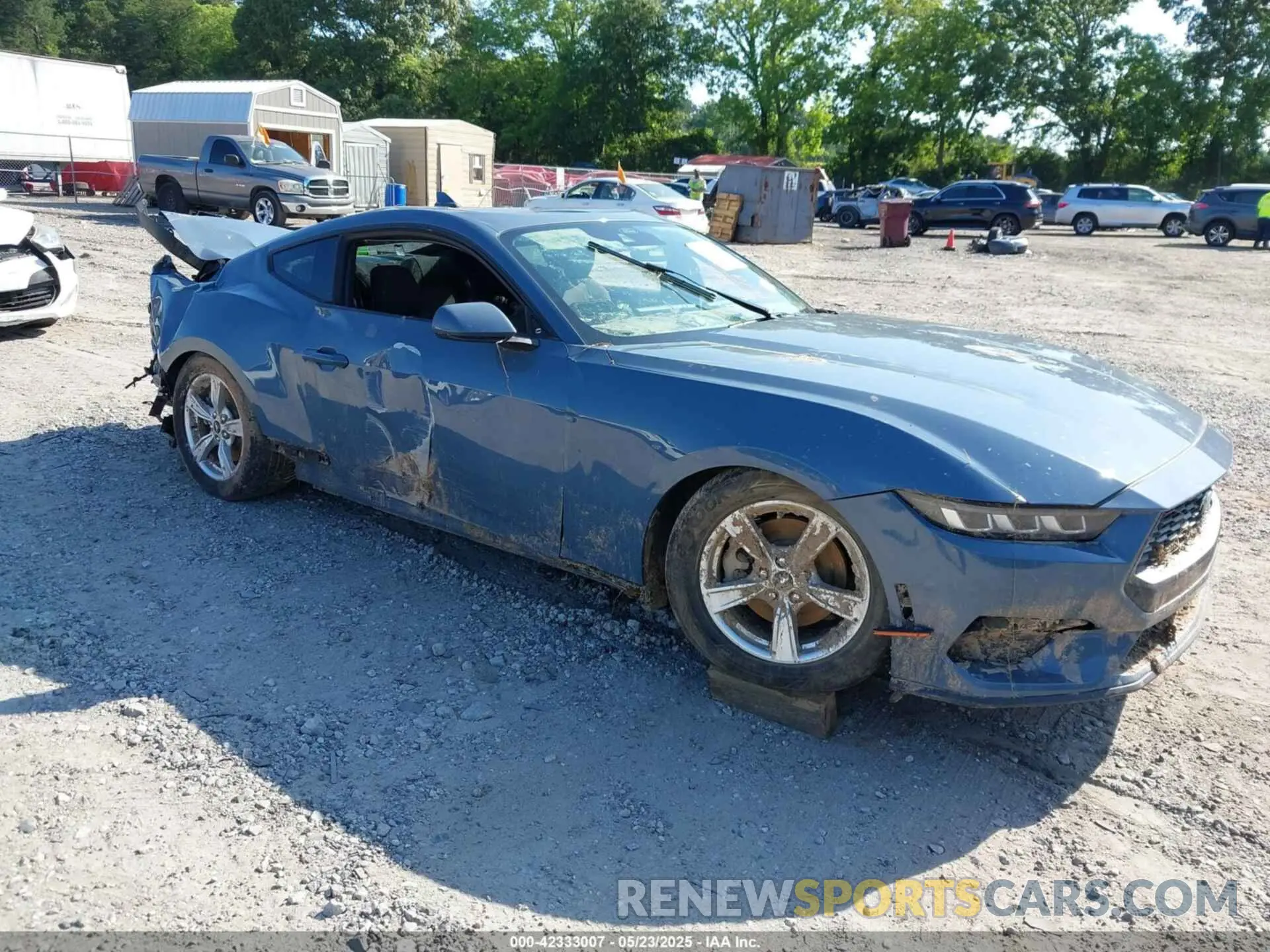 1 Photograph of a damaged car 1FA6P8TH7R5122432 FORD MUSTANG 2024