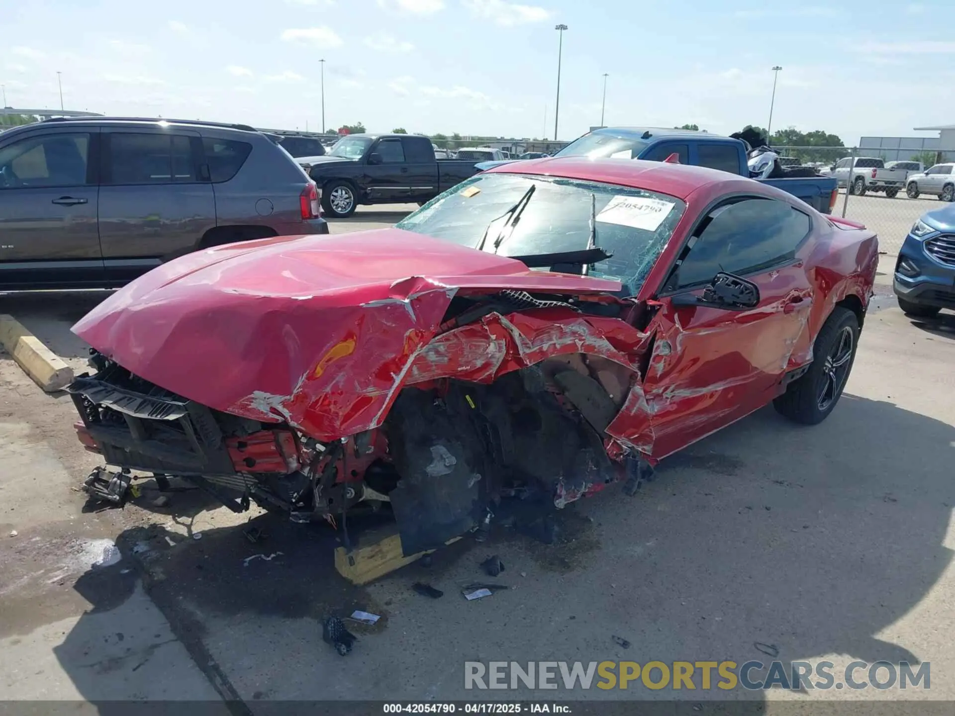 2 Photograph of a damaged car 1FA6P8TH8R5105669 FORD MUSTANG 2024