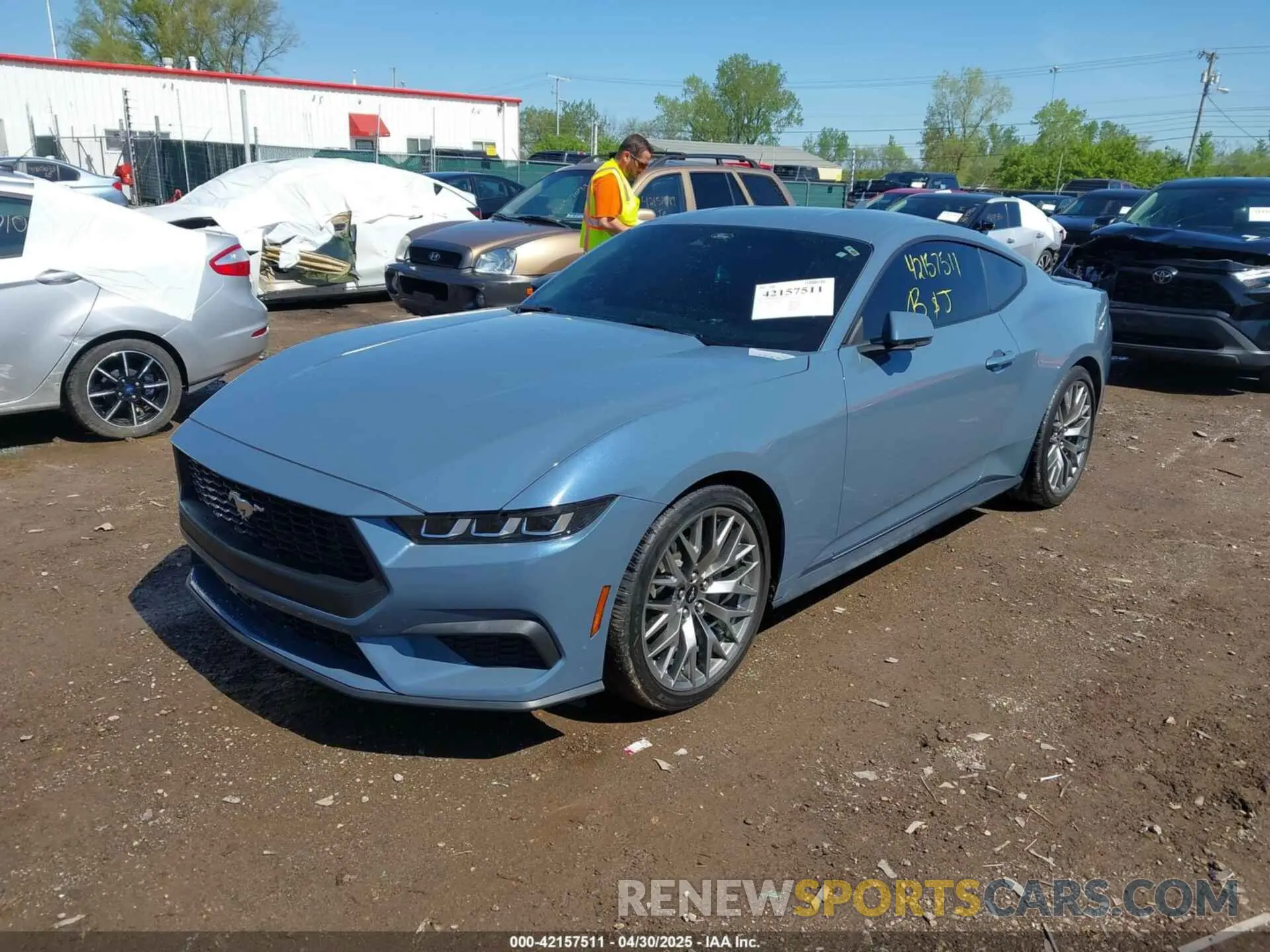 2 Photograph of a damaged car 1FA6P8TH8R5140468 FORD MUSTANG 2024