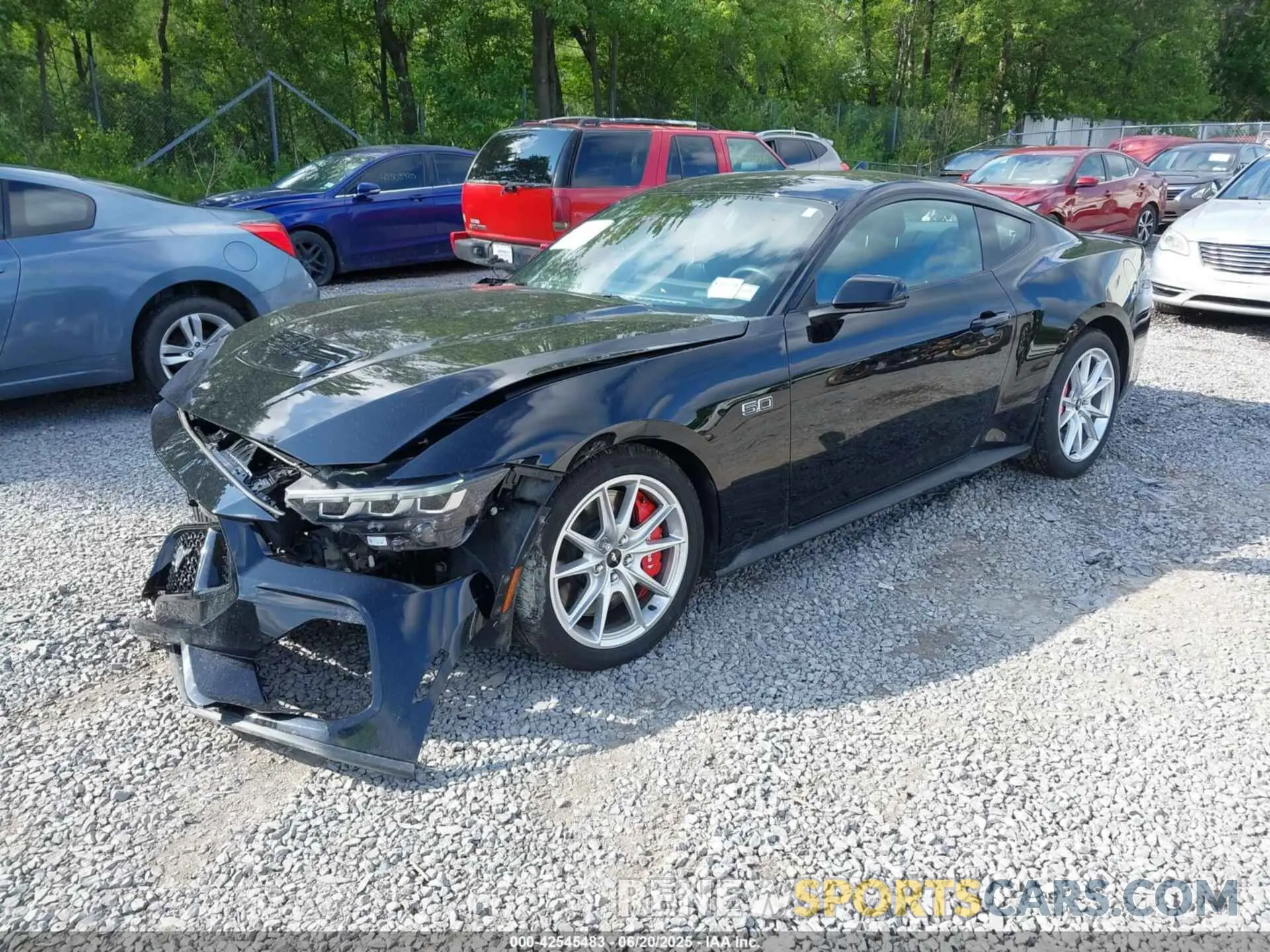 2 Photograph of a damaged car 1FA6P8CF4S5403821 FORD MUSTANG 2025
