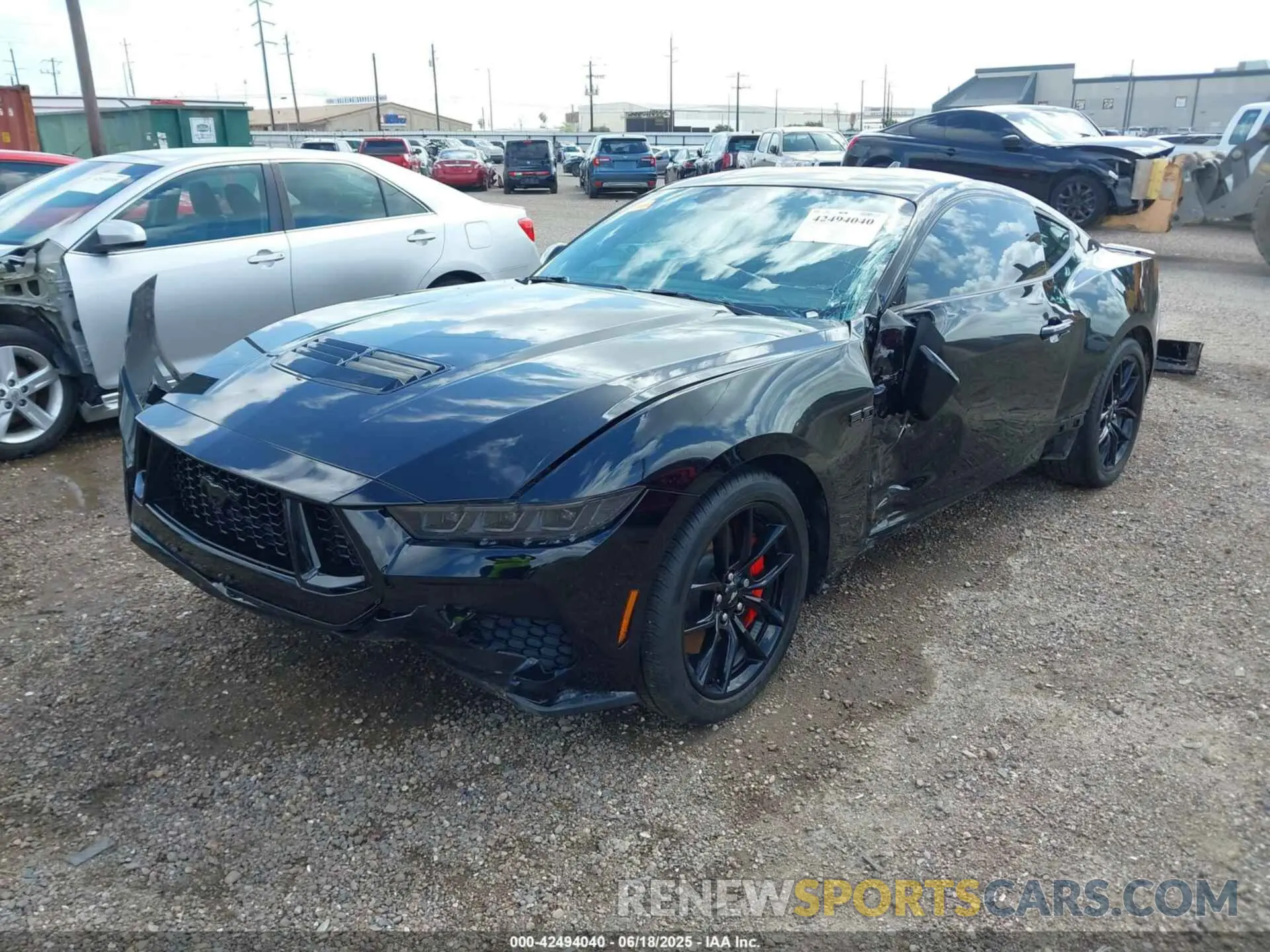 2 Photograph of a damaged car 1FA6P8CF7S5403506 FORD MUSTANG 2025