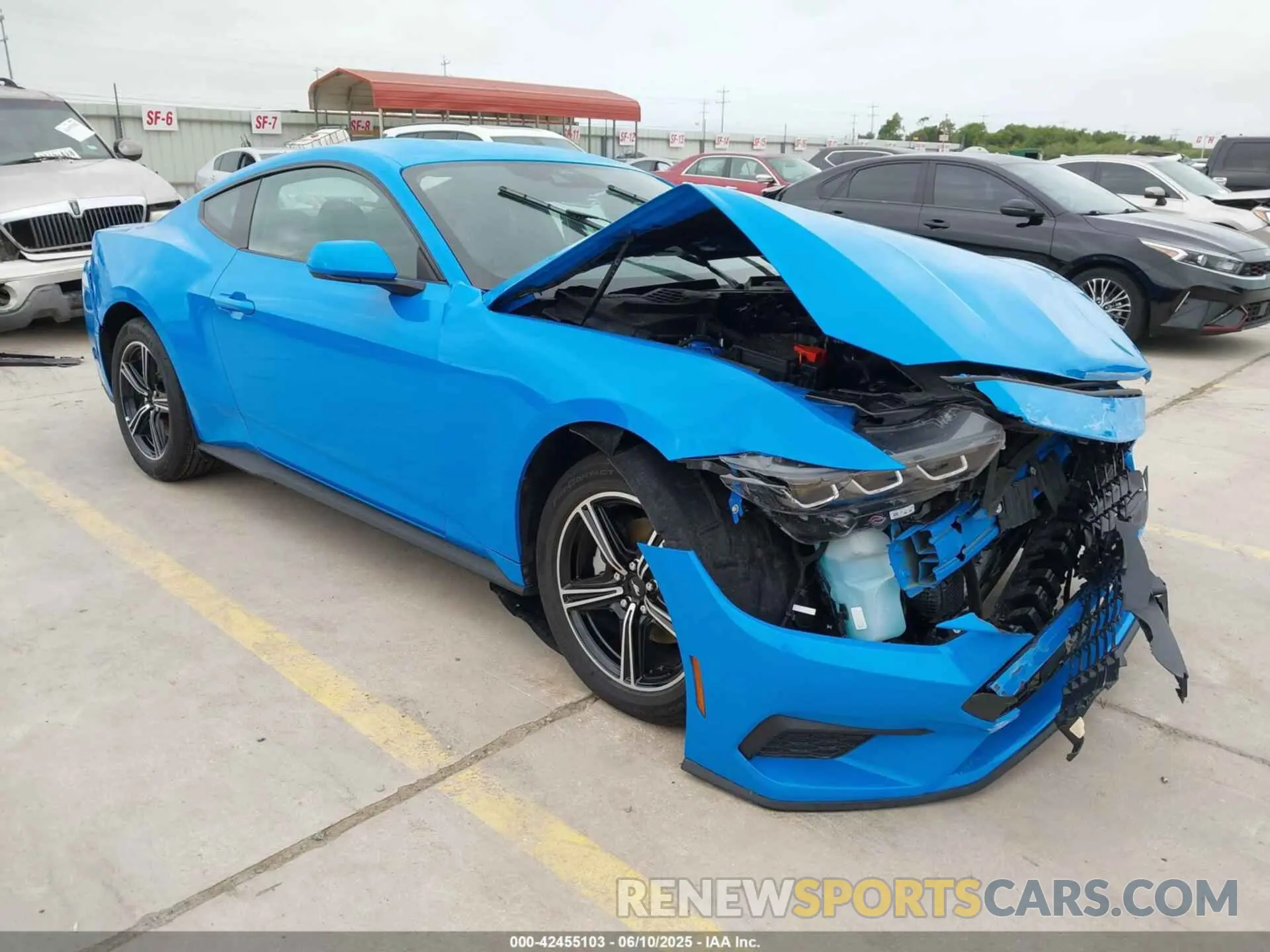 1 Photograph of a damaged car 1FA6P8TH7S5104146 FORD MUSTANG 2025