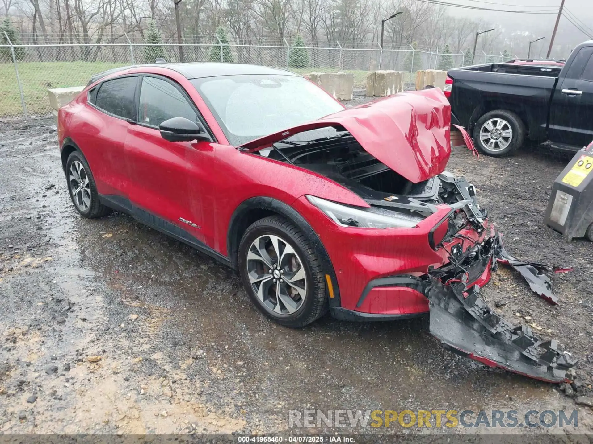 1 Photograph of a damaged car 3FMTK3SU7MMA51535 FORD MUSTANG MACH-E 2021