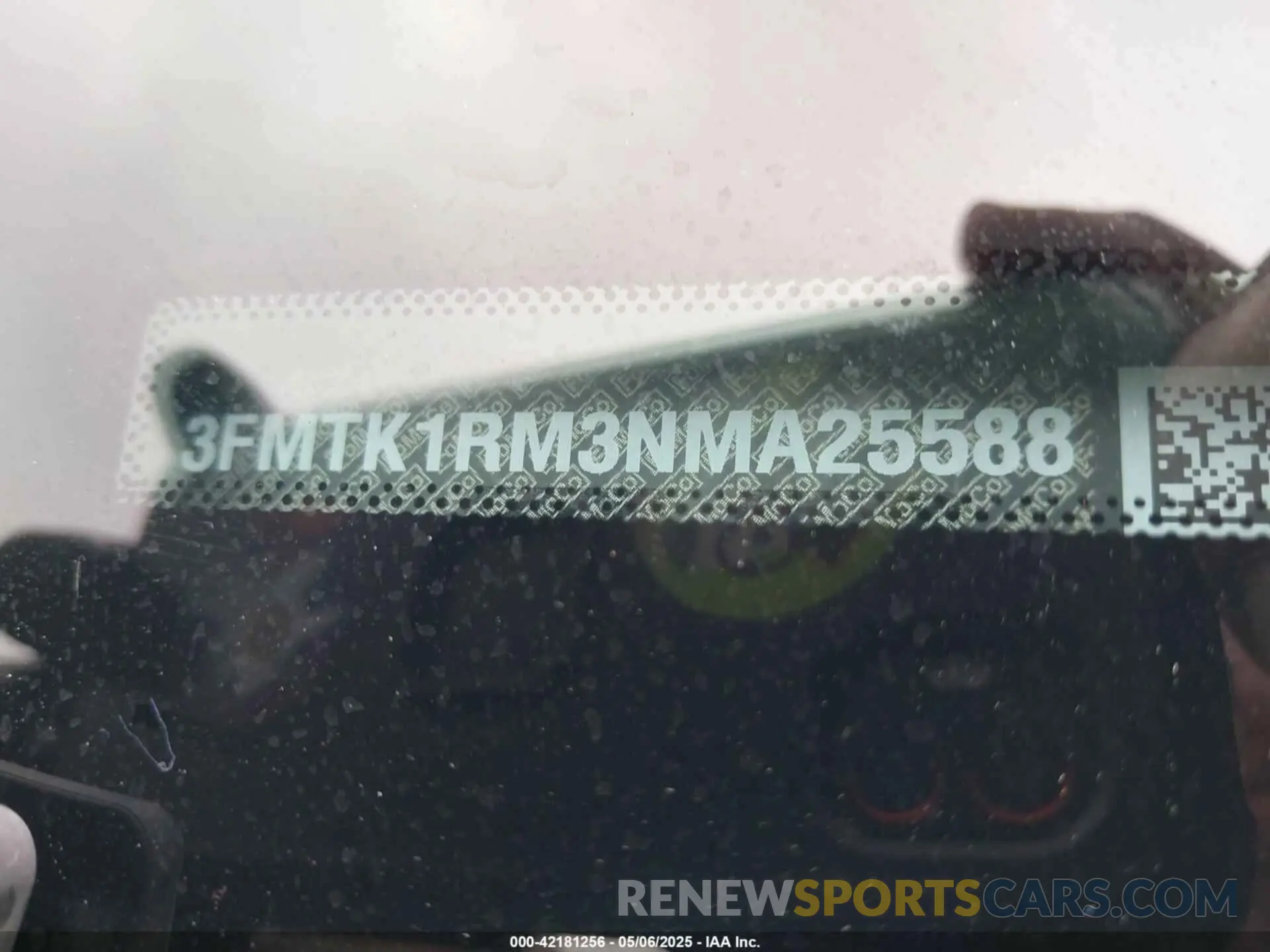 9 Photograph of a damaged car 3FMTK1RM3NMA25588 FORD MUSTANG MACH-E 2022