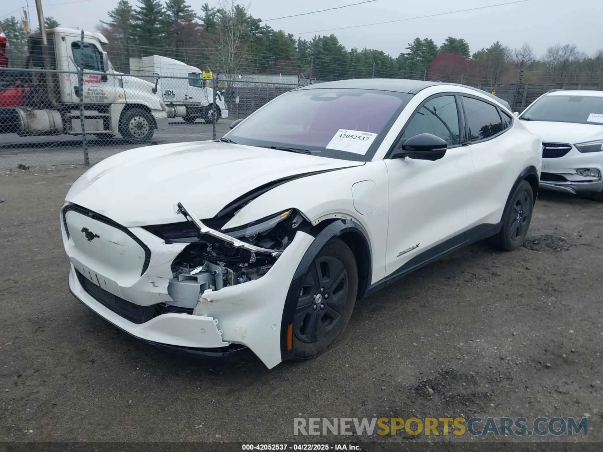 2 Photograph of a damaged car 3FMTK2SU9NMA58241 FORD MUSTANG MACH-E 2022