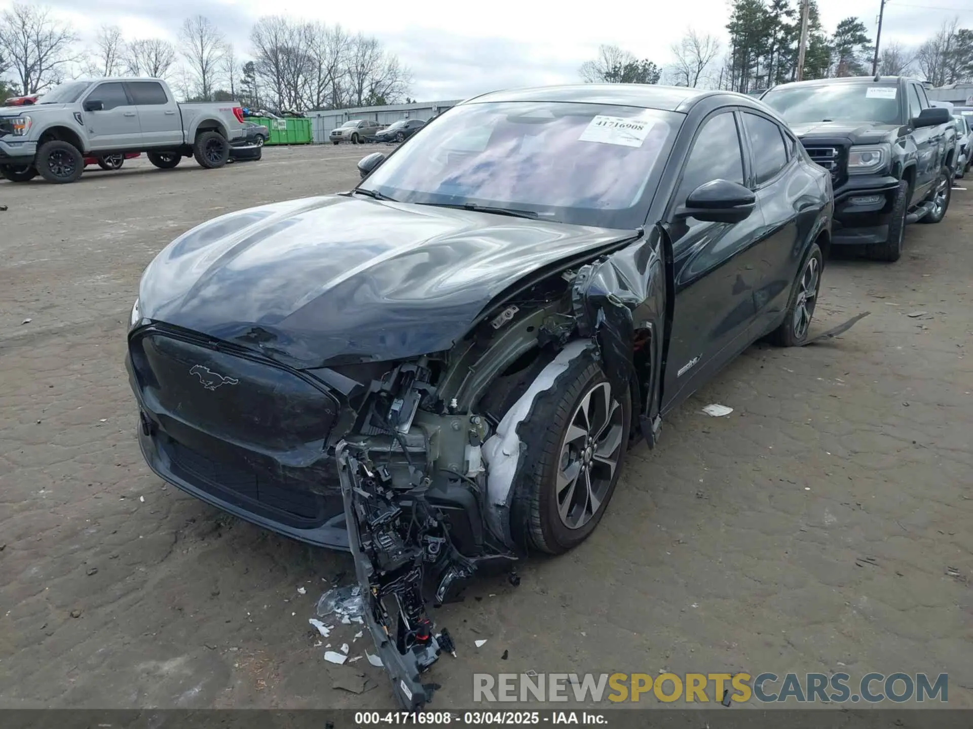 2 Photograph of a damaged car 3FMTK3R75NMA02044 FORD MUSTANG MACH-E 2022