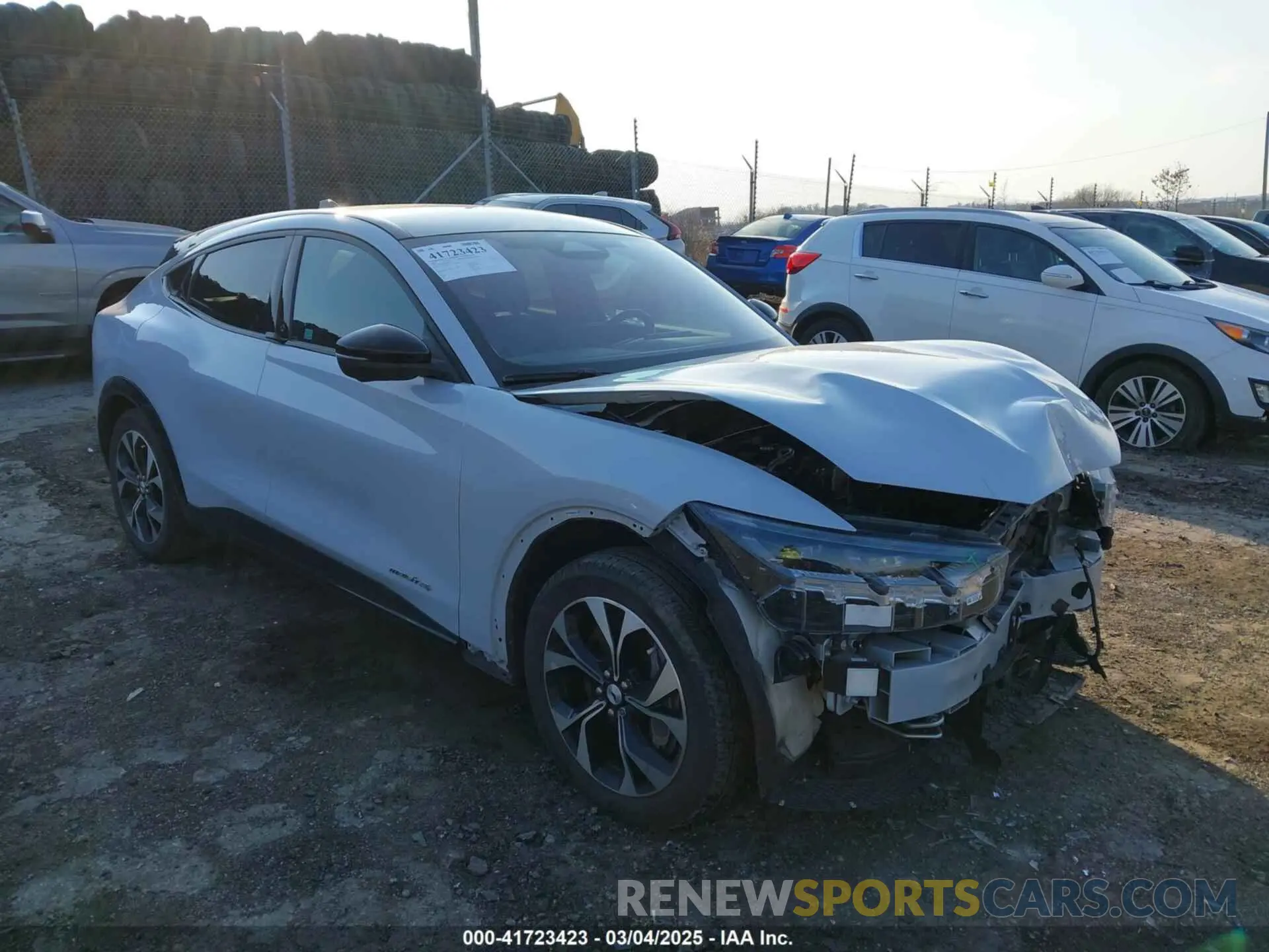 1 Photograph of a damaged car 3FMTK3SS9NMA16317 FORD MUSTANG MACH-E 2022