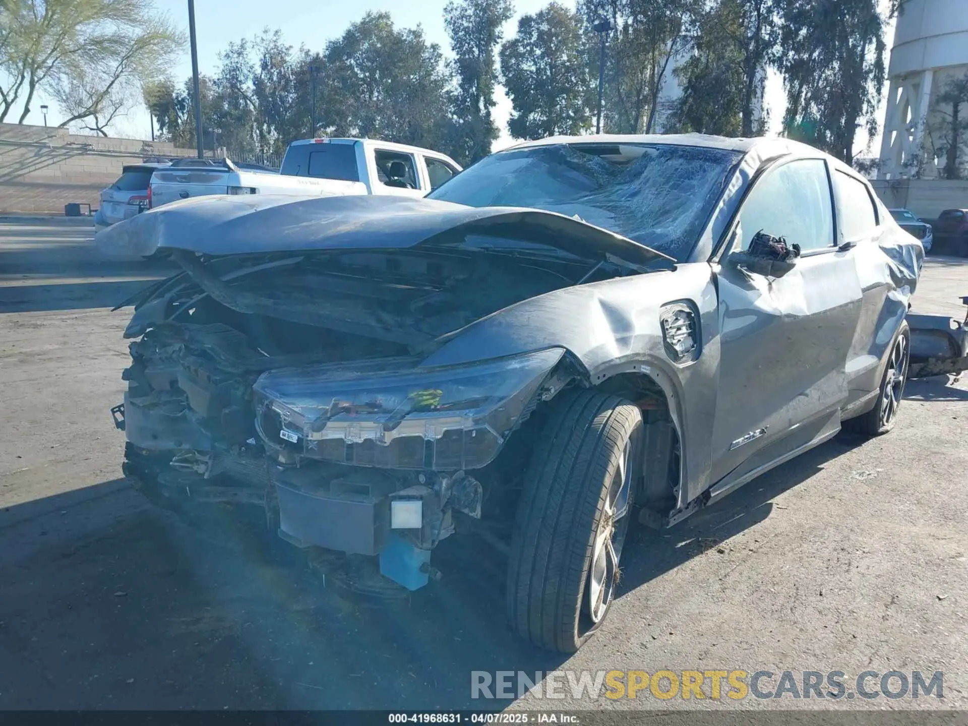 2 Photograph of a damaged car 3FMTK3R70PMA41546 FORD MUSTANG MACH-E 2023