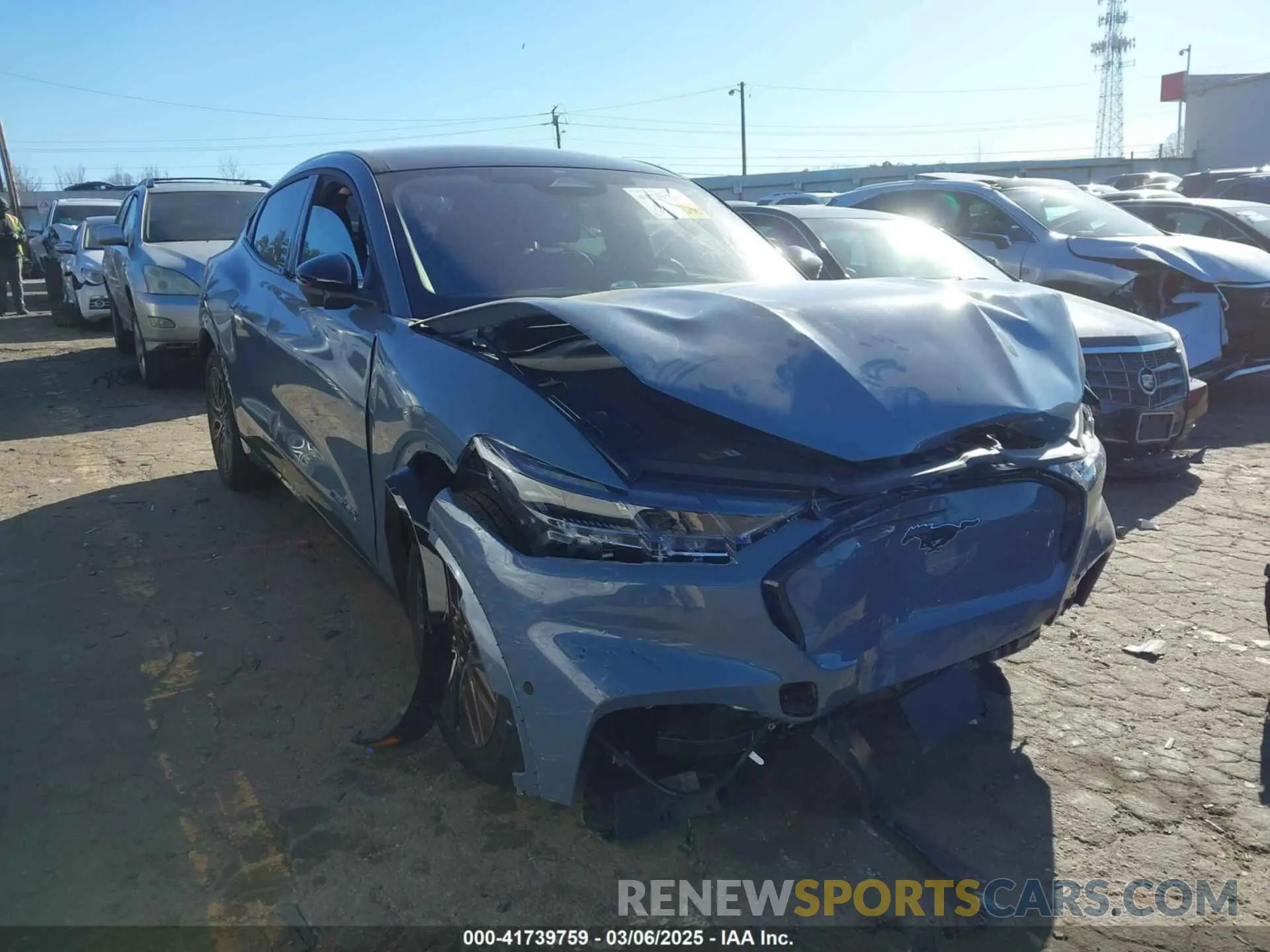 1 Photograph of a damaged car 3FMTK3R73RMA49000 FORD MUSTANG MACH-E 2024