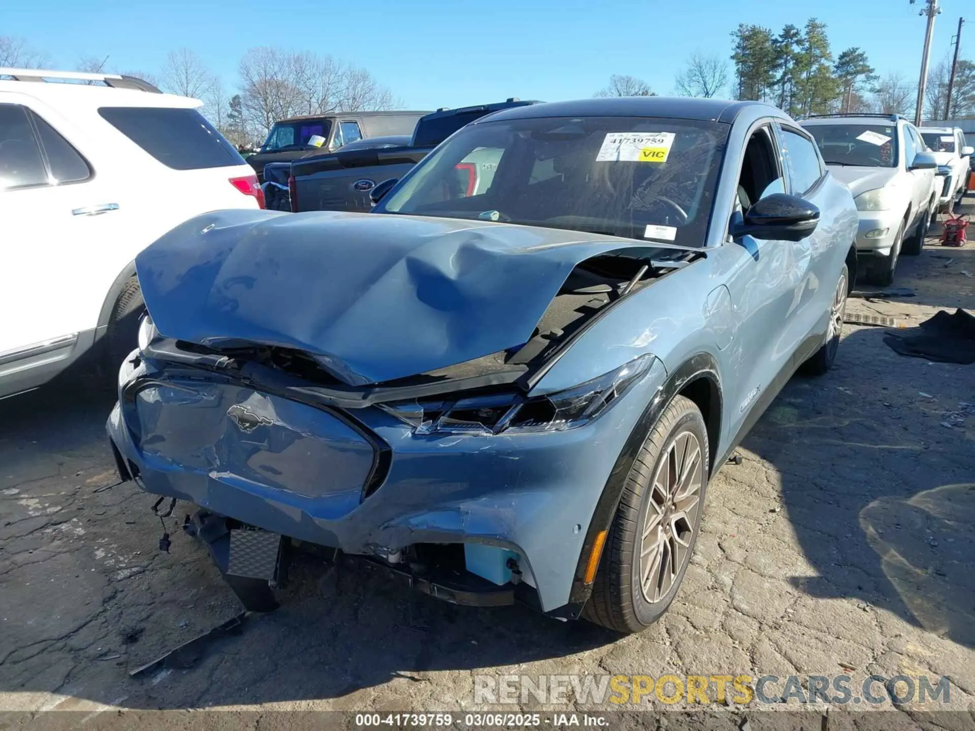 2 Photograph of a damaged car 3FMTK3R73RMA49000 FORD MUSTANG MACH-E 2024