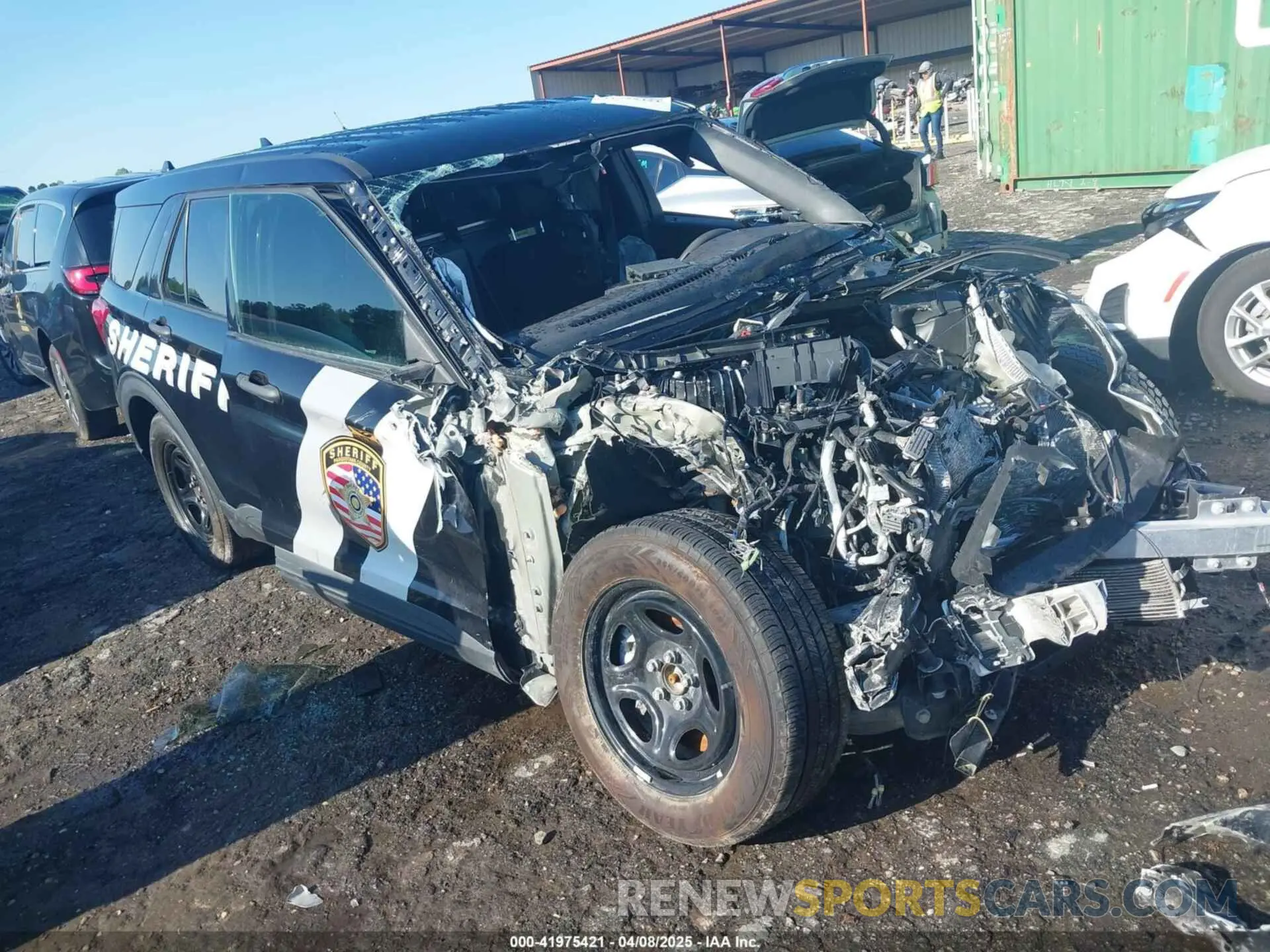 1 Photograph of a damaged car 1FM5K8AB7LGD18218 FORD POLICE INTERCEPTOR 2020