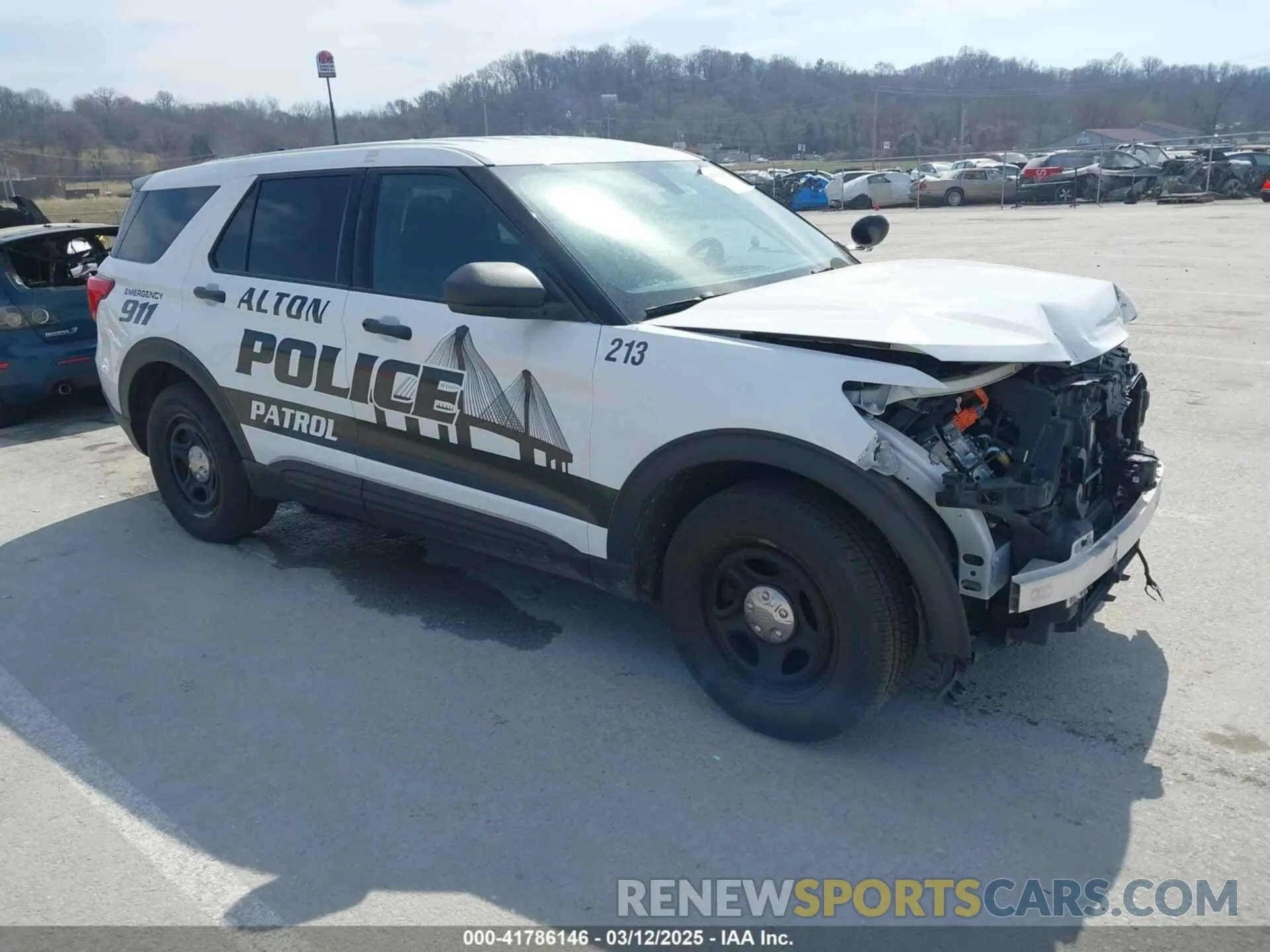 1 Photograph of a damaged car 1FM5K8AW5LGC67871 FORD POLICE INTERCEPTOR 2020