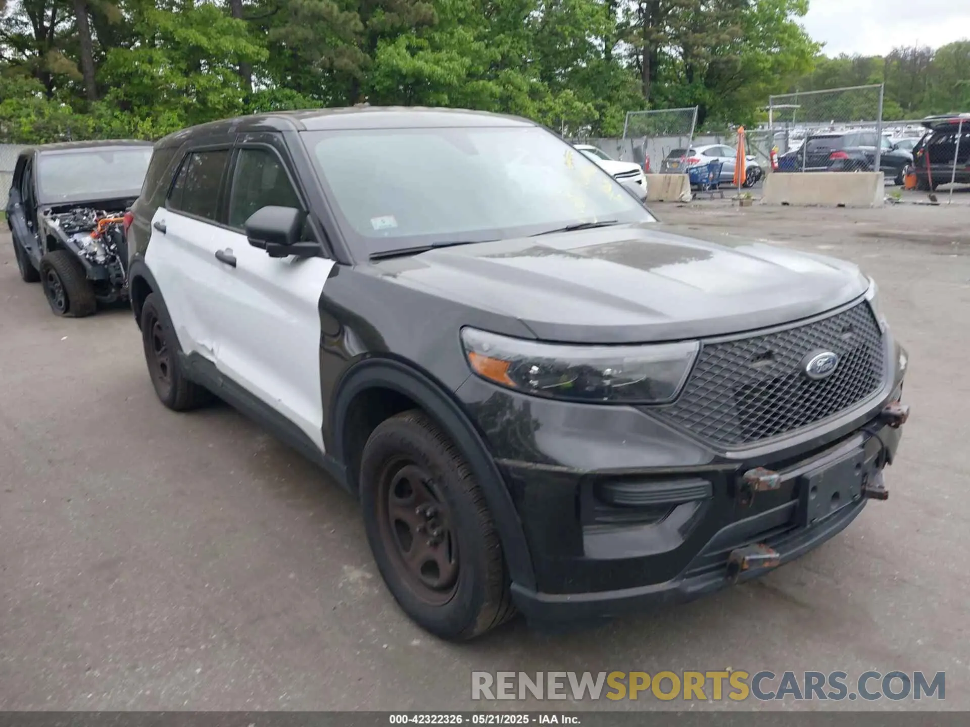 1 Photograph of a damaged car 1FM5K8AB7MGA43175 FORD POLICE INTERCEPTOR 2021