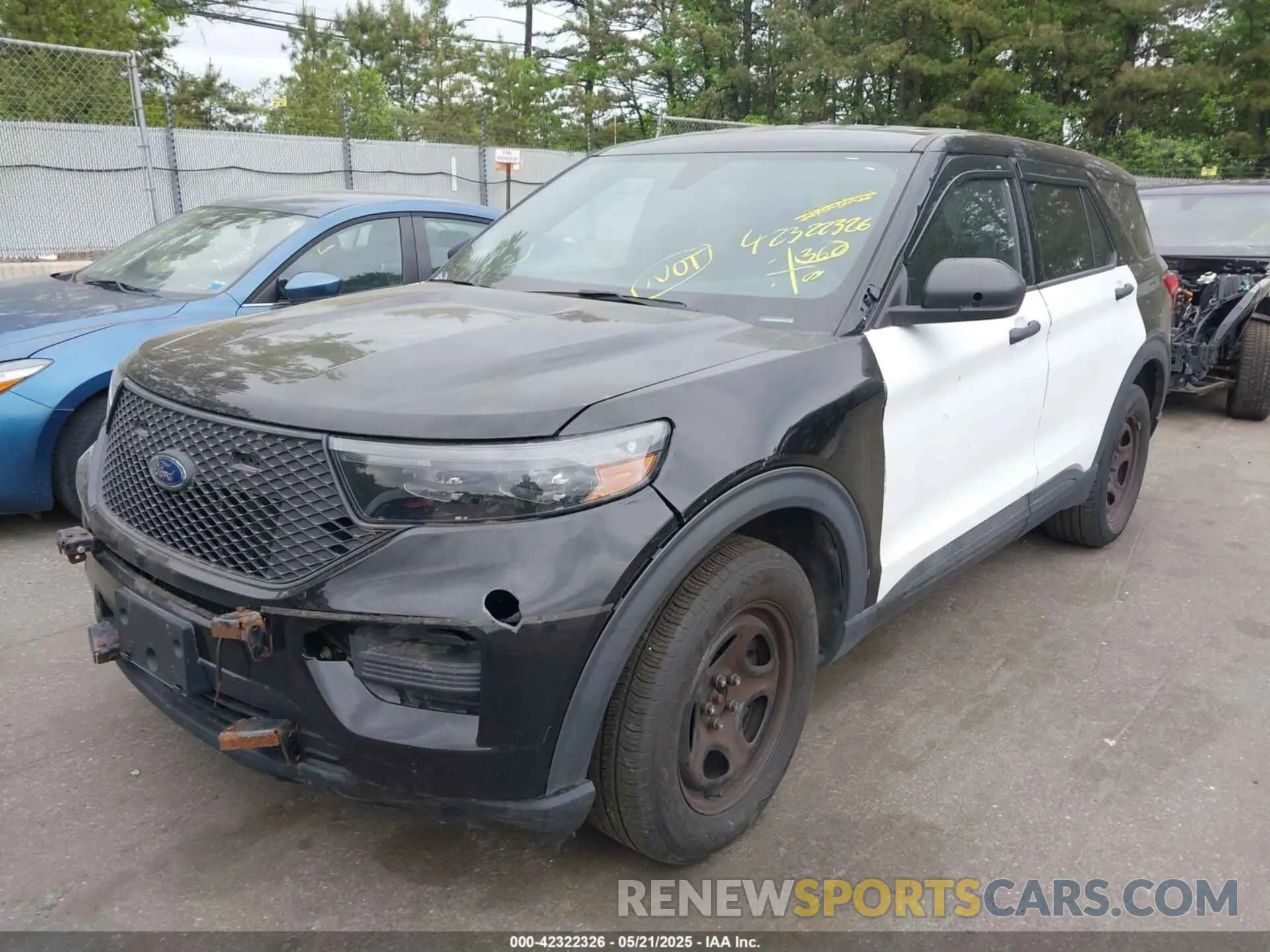 2 Photograph of a damaged car 1FM5K8AB7MGA43175 FORD POLICE INTERCEPTOR 2021