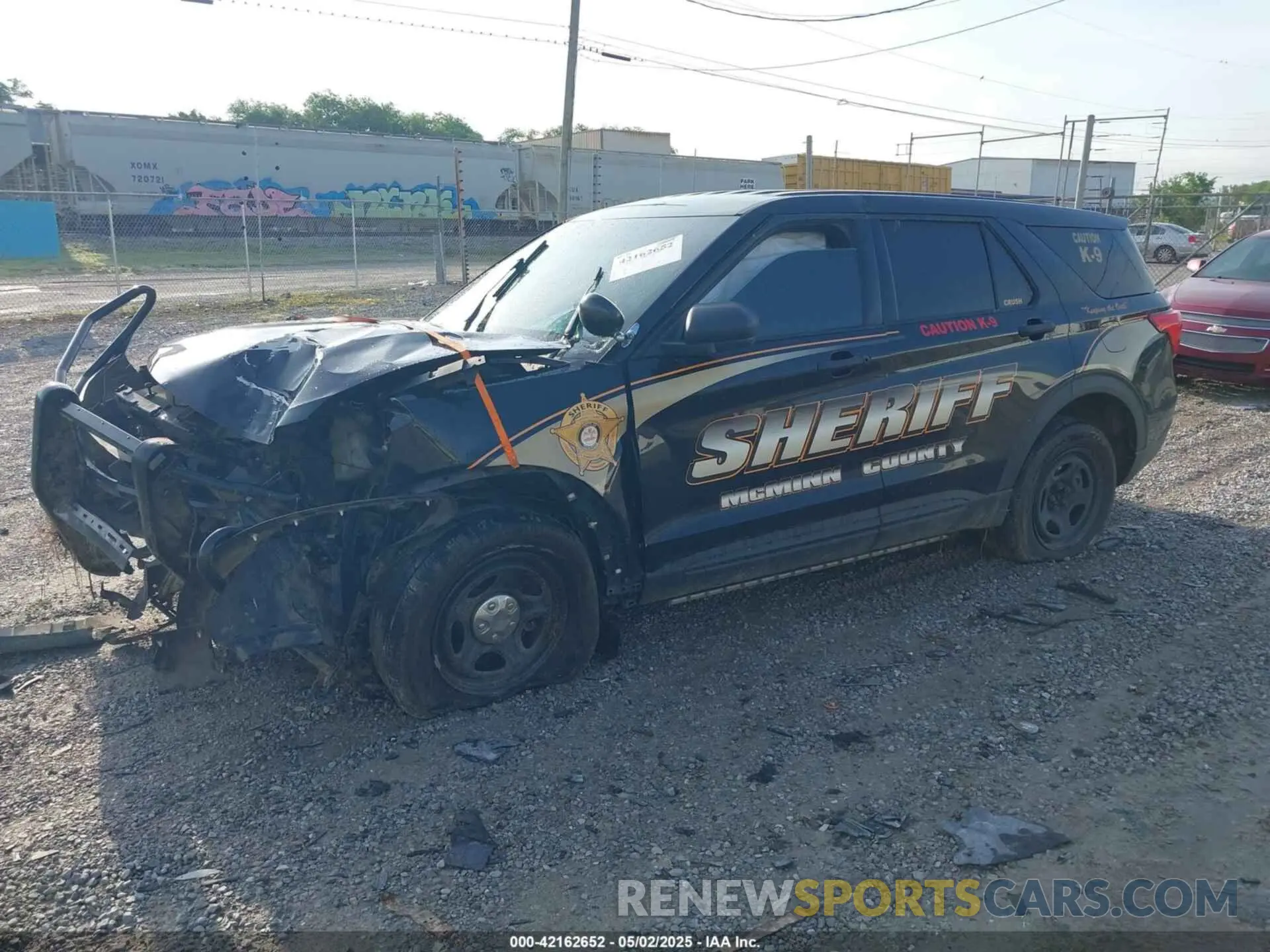 2 Photograph of a damaged car 1FM5K8AB8MGB61624 FORD POLICE INTERCEPTOR 2021