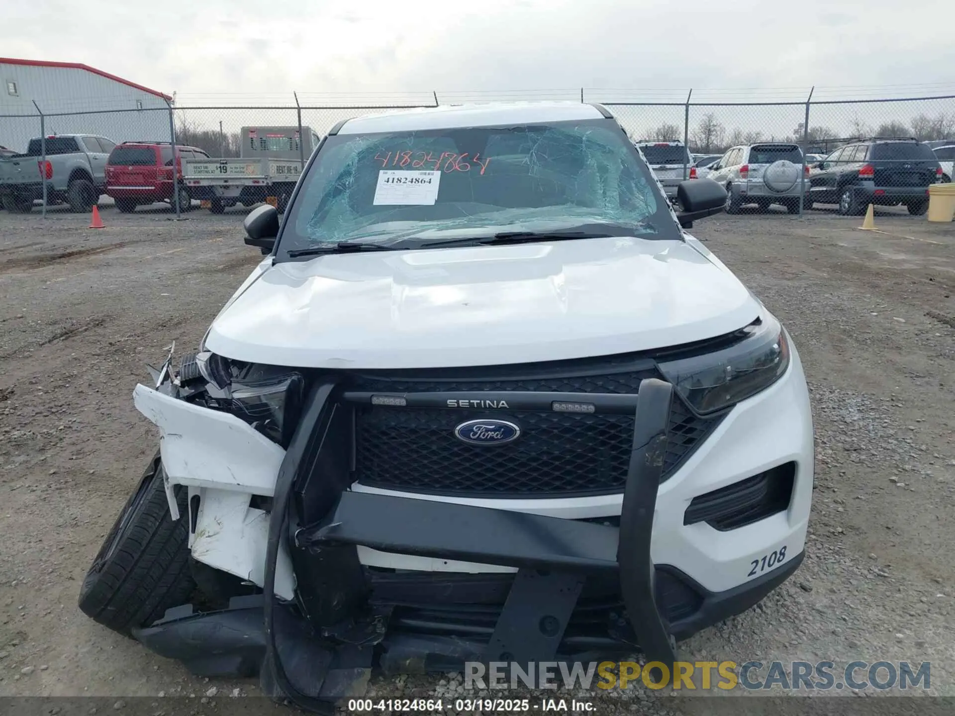 12 Photograph of a damaged car 1FM5K8ABXMGB83544 FORD POLICE INTERCEPTOR 2021