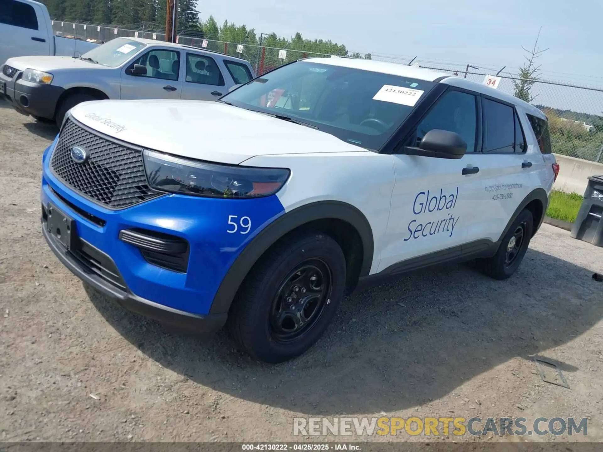 2 Photograph of a damaged car 1FM5K8AW5MNA05717 FORD POLICE INTERCEPTOR 2021