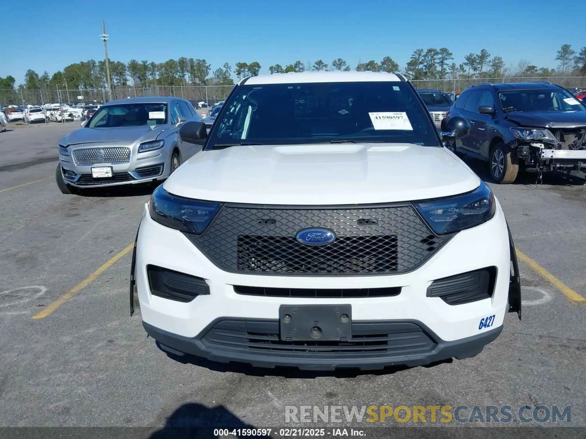13 Фотография поврежденного автомобиля 1FM5K8AB1NGA40399 FORD POLICE INTERCEPTOR 2022