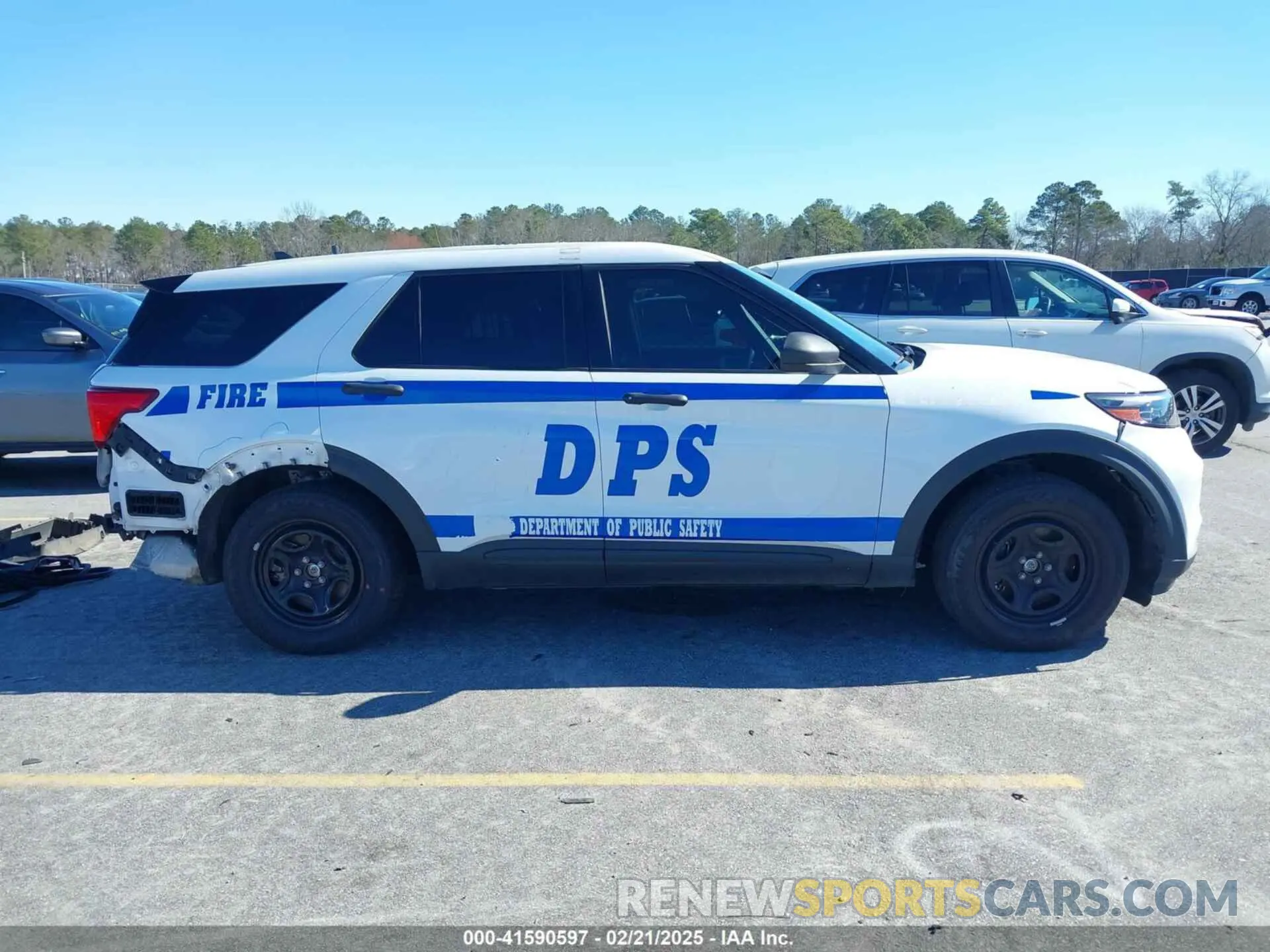 14 Фотография поврежденного автомобиля 1FM5K8AB1NGA40399 FORD POLICE INTERCEPTOR 2022