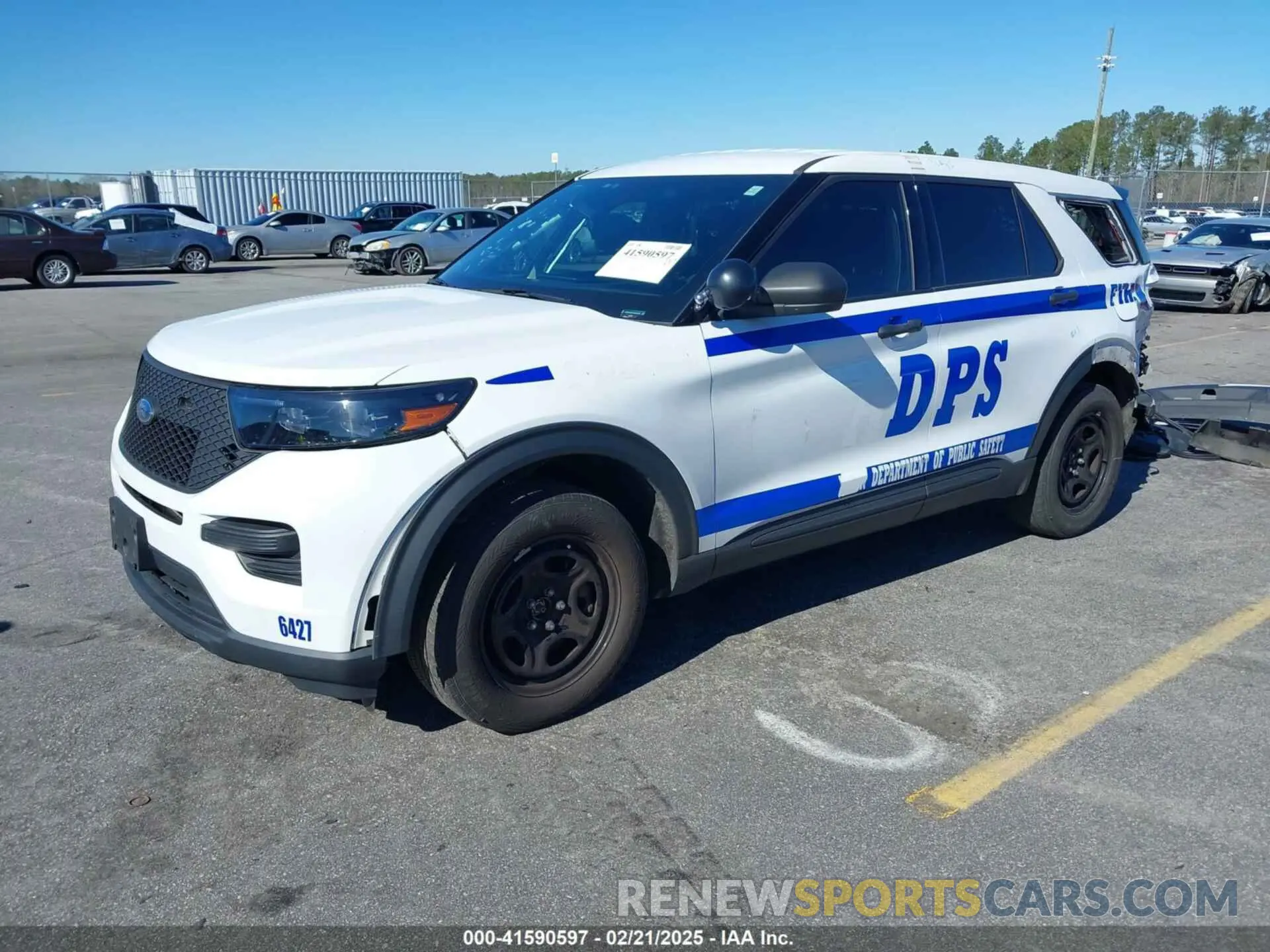 2 Фотография поврежденного автомобиля 1FM5K8AB1NGA40399 FORD POLICE INTERCEPTOR 2022